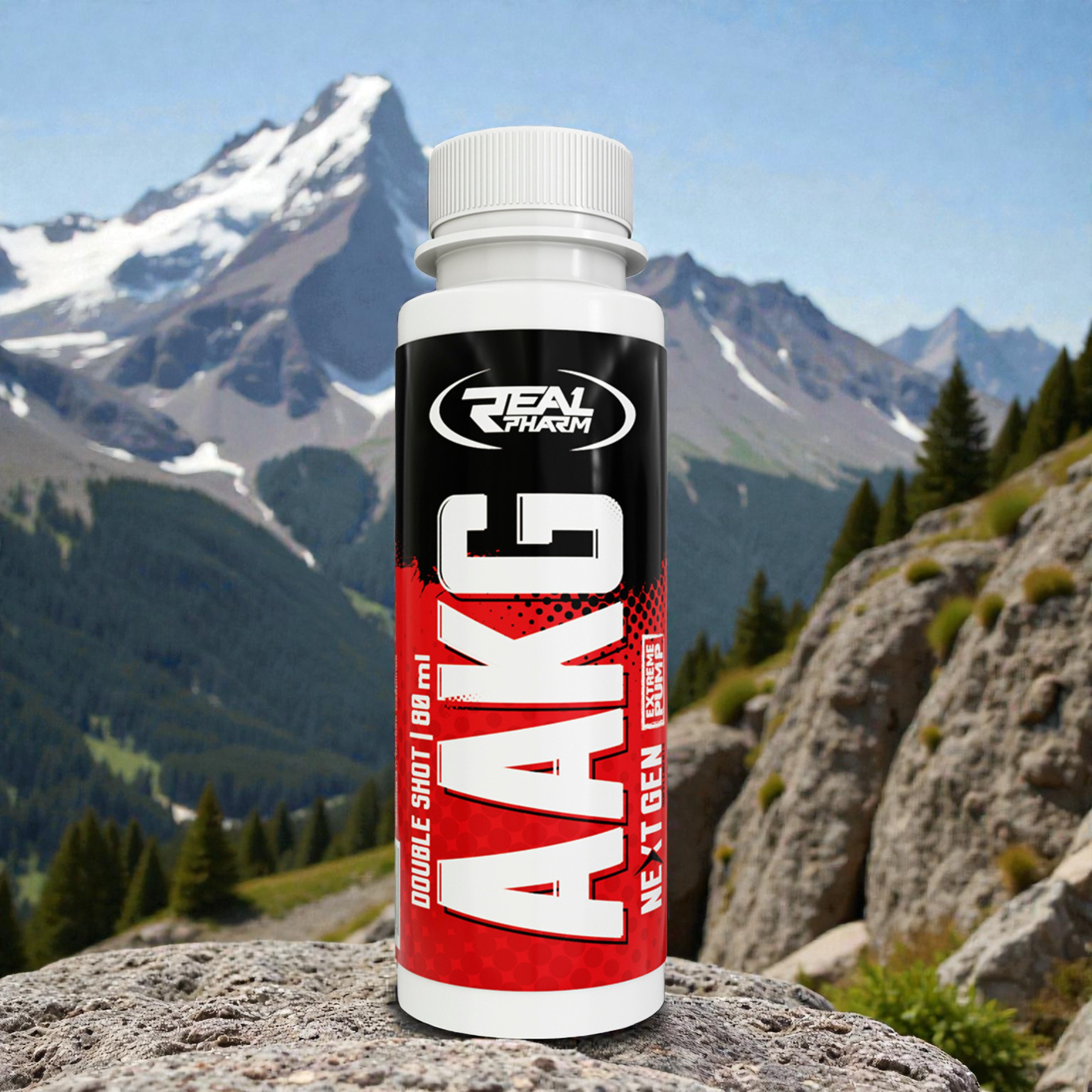 REAL PHARM - AAKG Shot - 12x 80ml - Orange