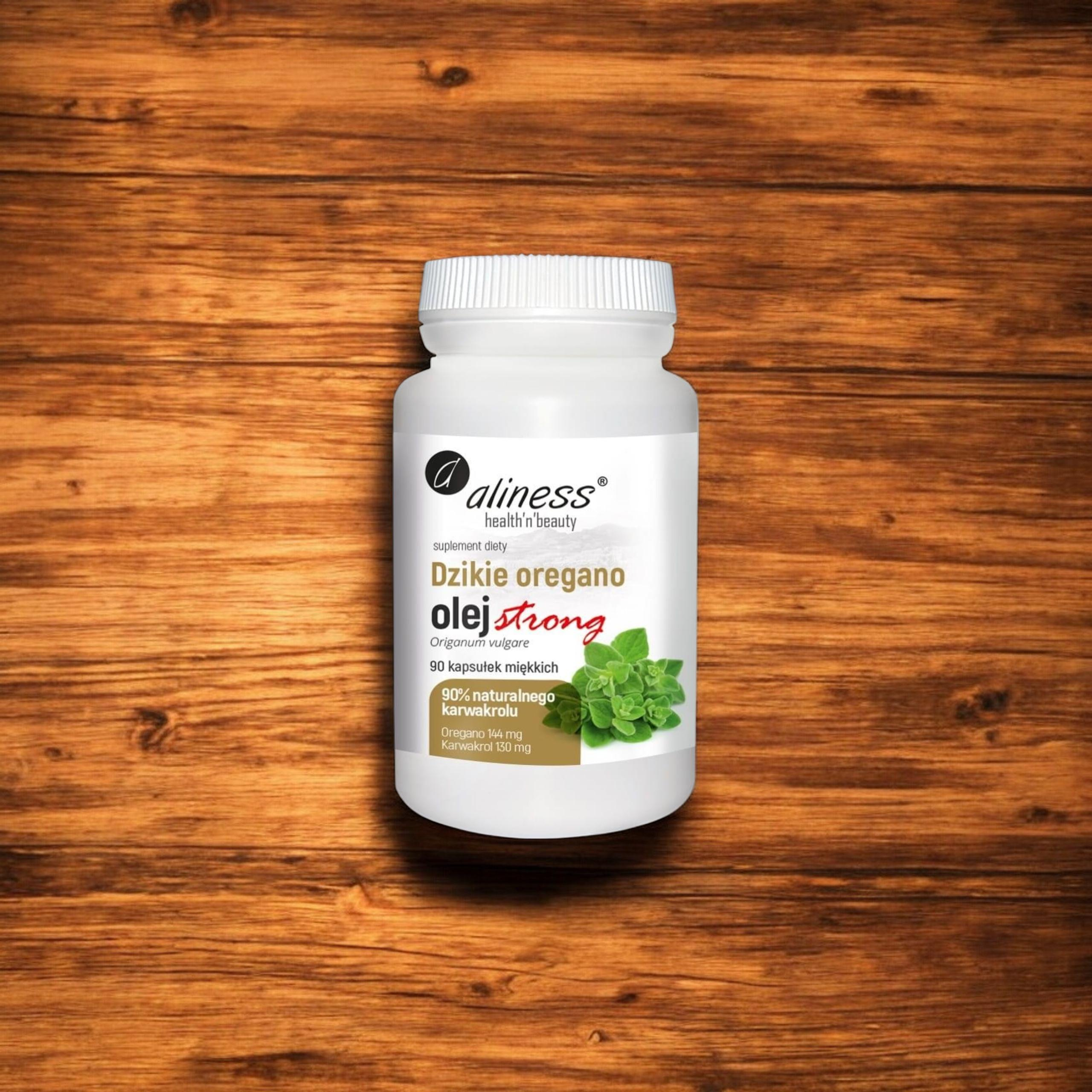 ALINESS - Oregano Olej Strong 100% Natural - 3x 90vcaps.