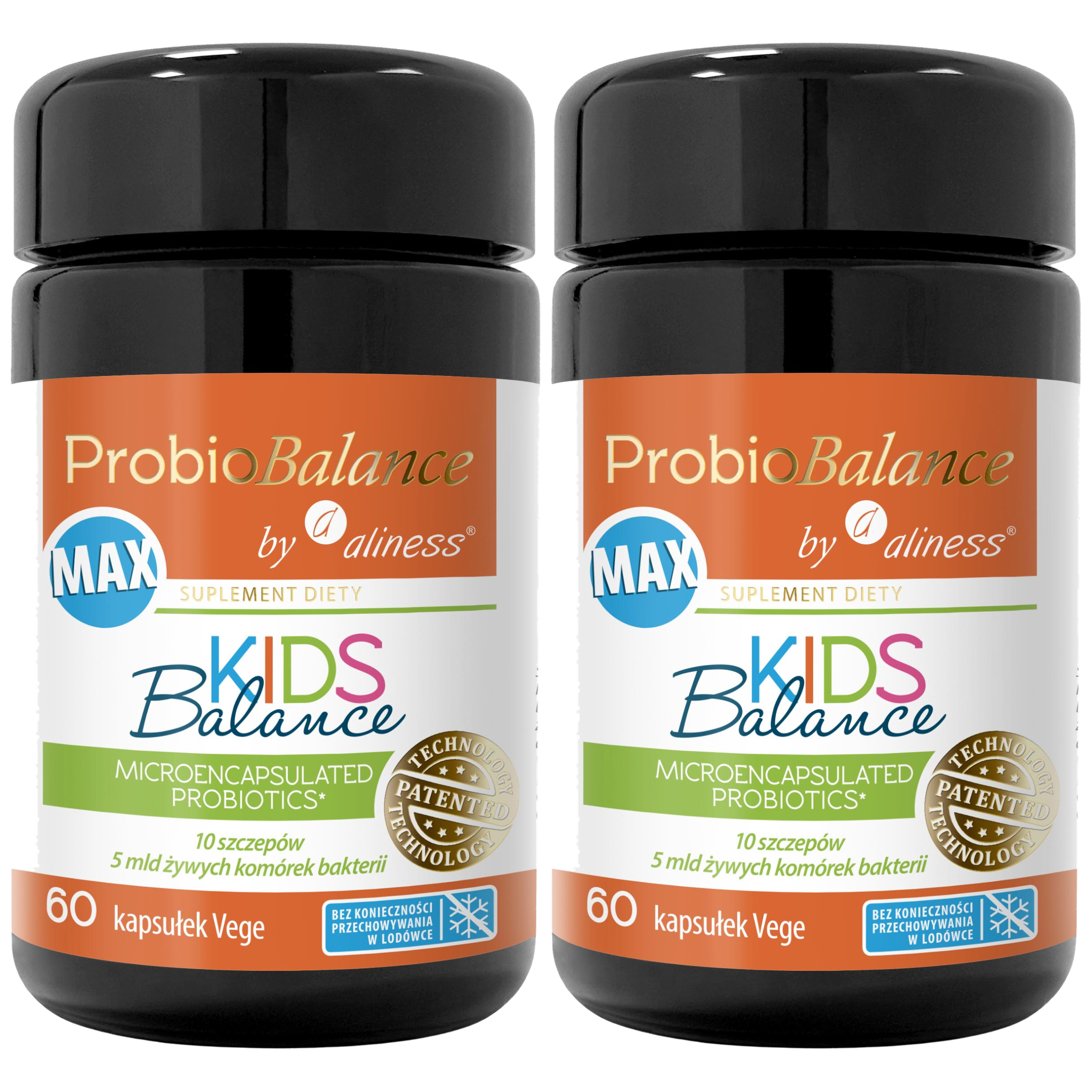 ALINESS - ProbioBALANCE Max Kids Balance 5 mld - 60vege caps. x2