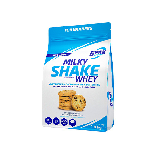 6PAK Milky Shake Whey - 3x 1800g