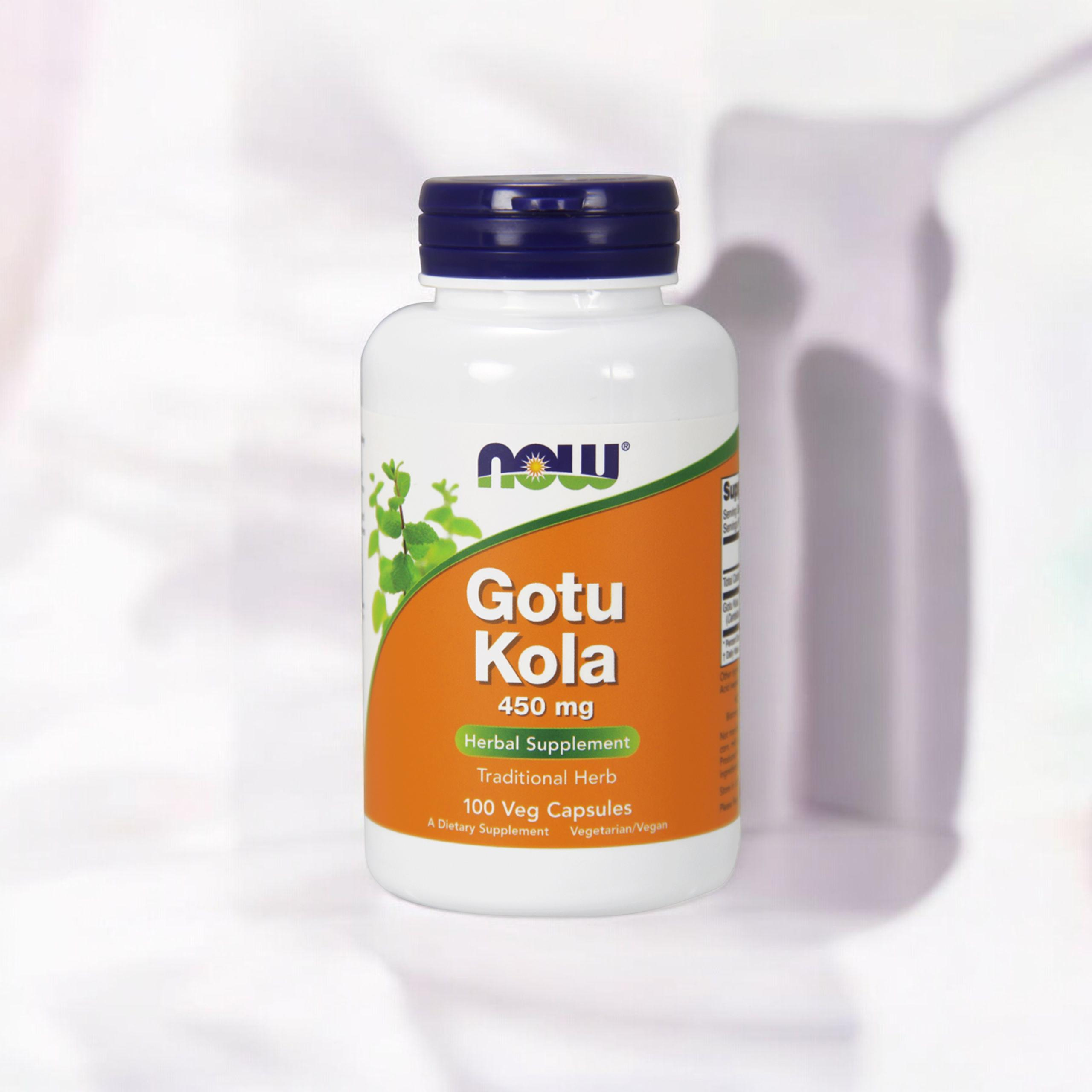 NOW Gotu Kola 450mg - 3x 100vcaps