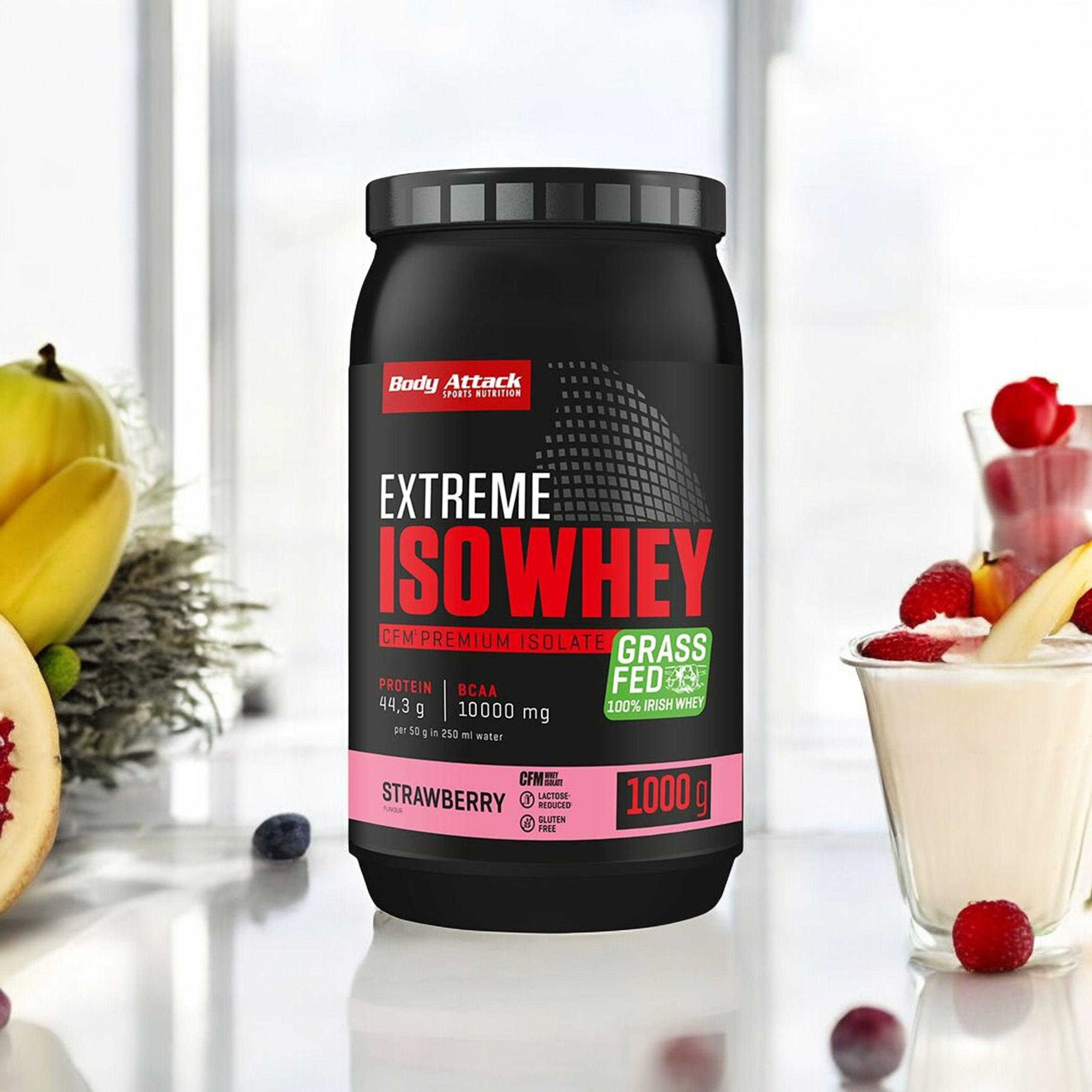 BODY ATTACK Extreme Iso Whey - 3x 1000g