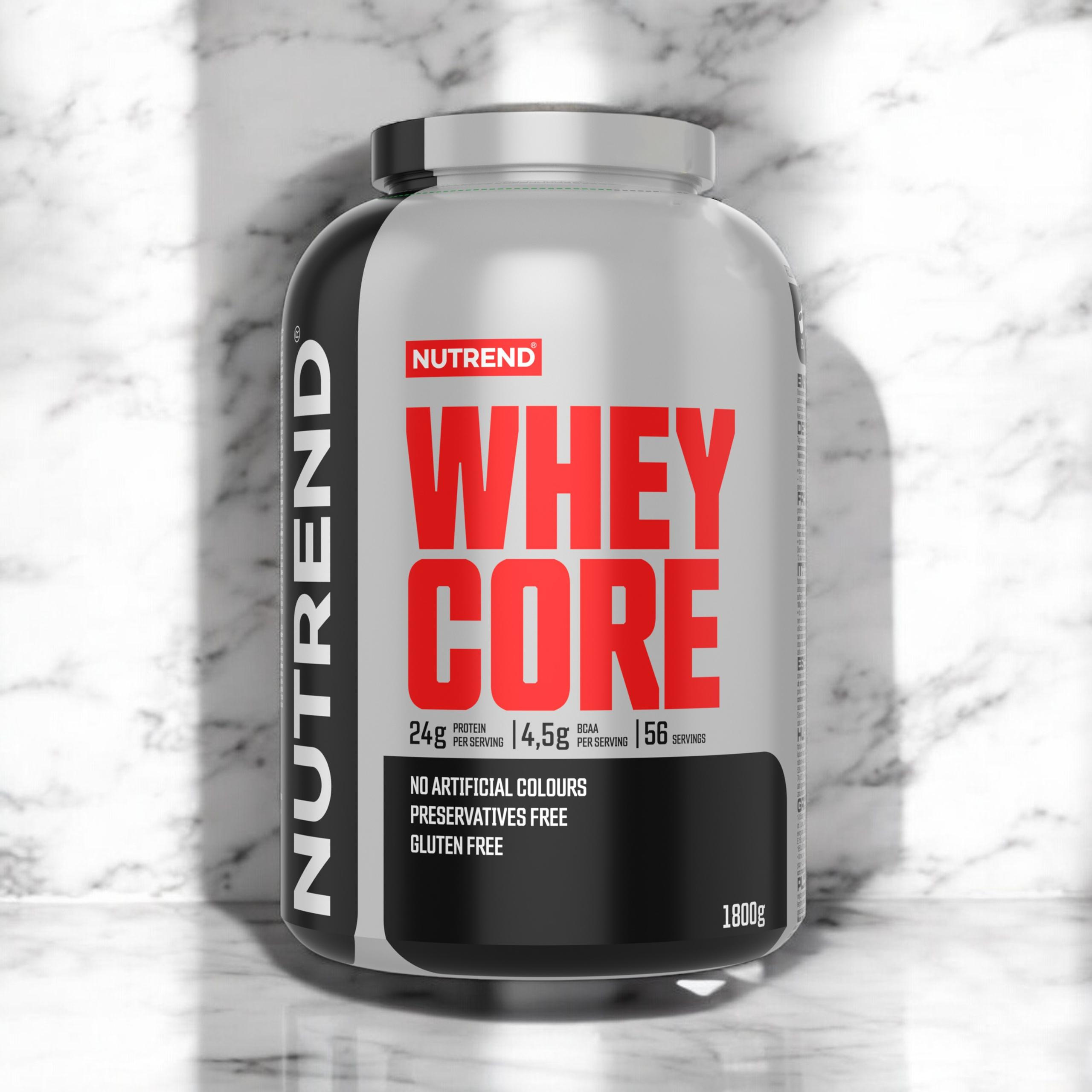 NUTREND Whey Core - 3x 1800g - Chocolate + Cocoa