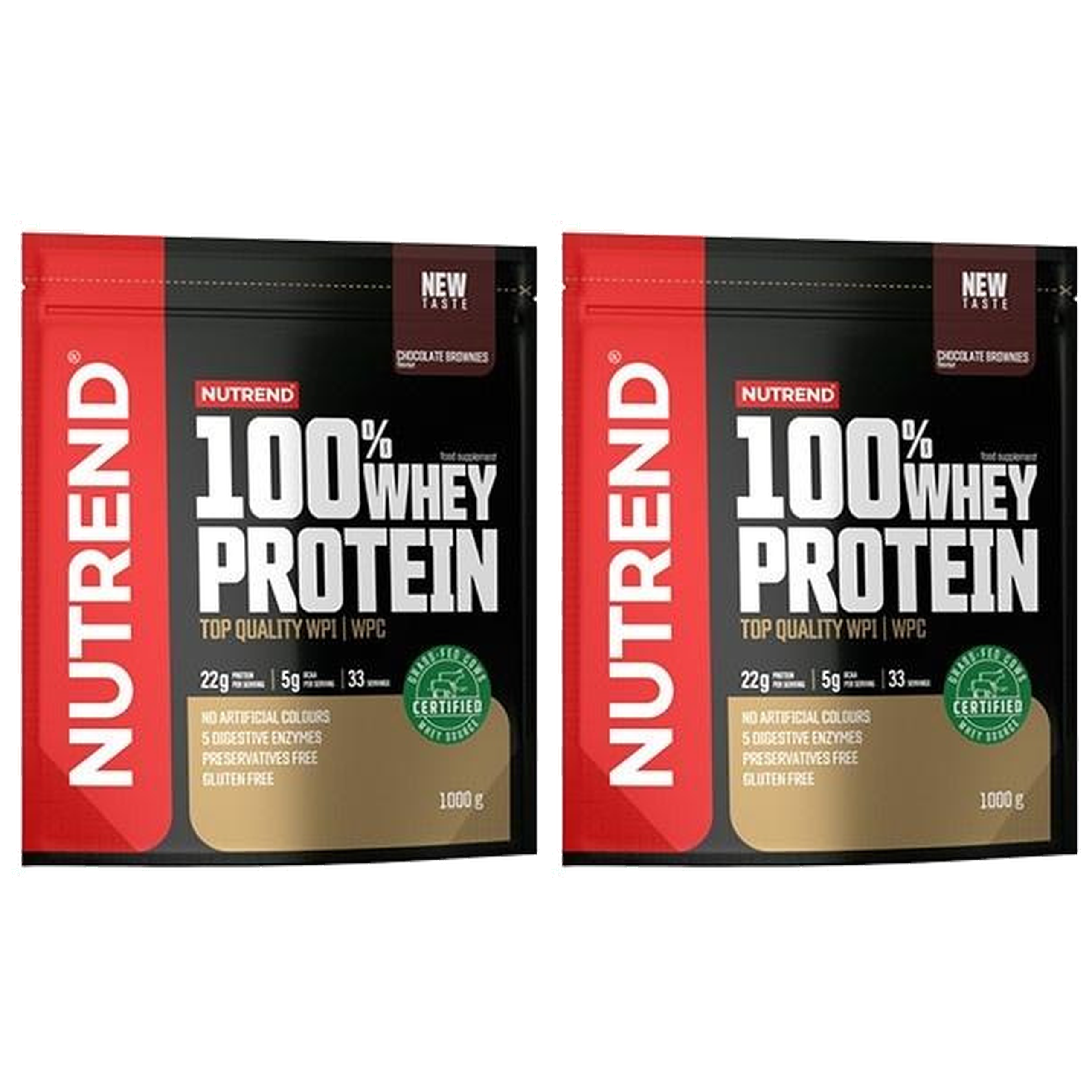 NUTREND - 100% Whey Protein - 2x 1000g