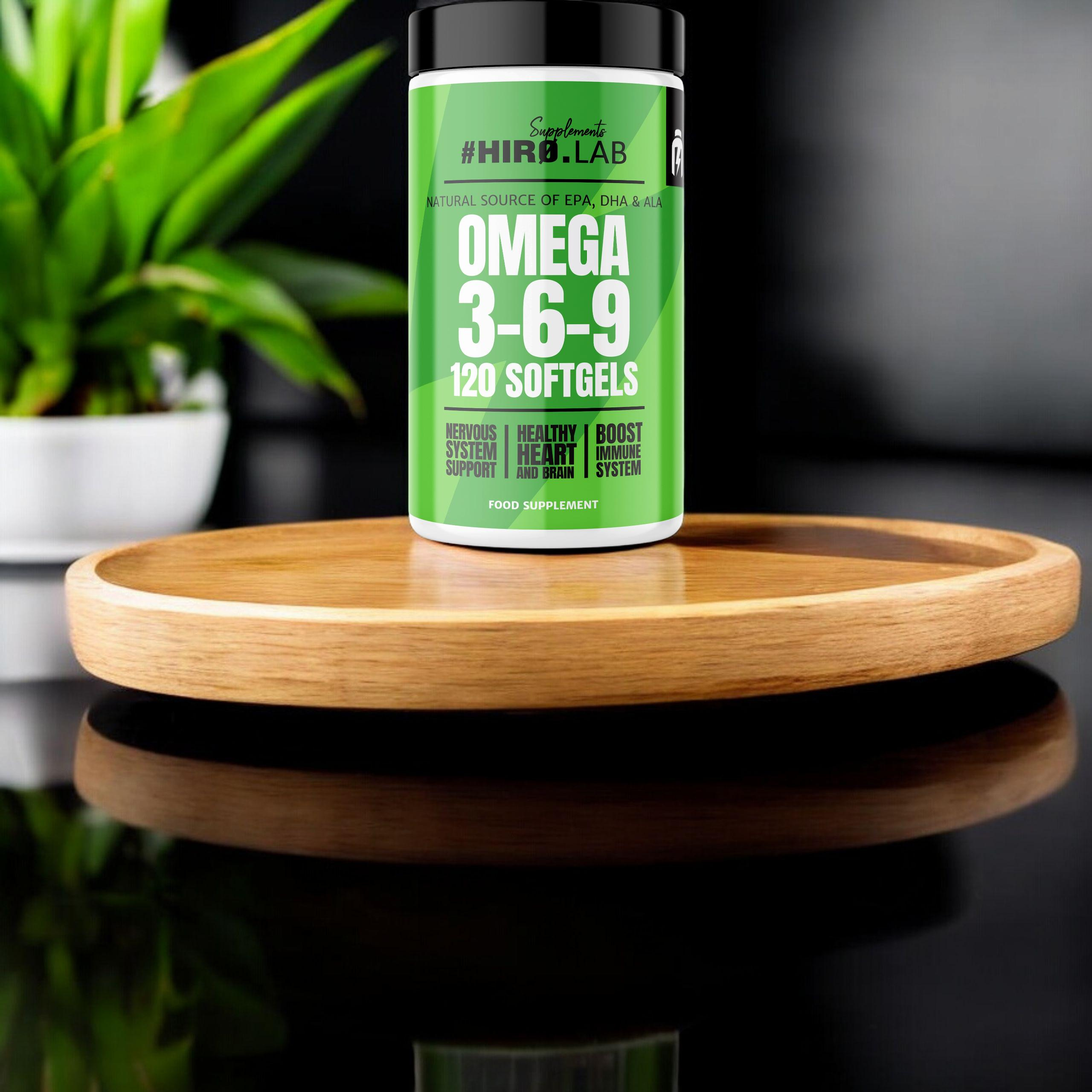 HIRO.LAB Omega 3-6-9 - 120softgels