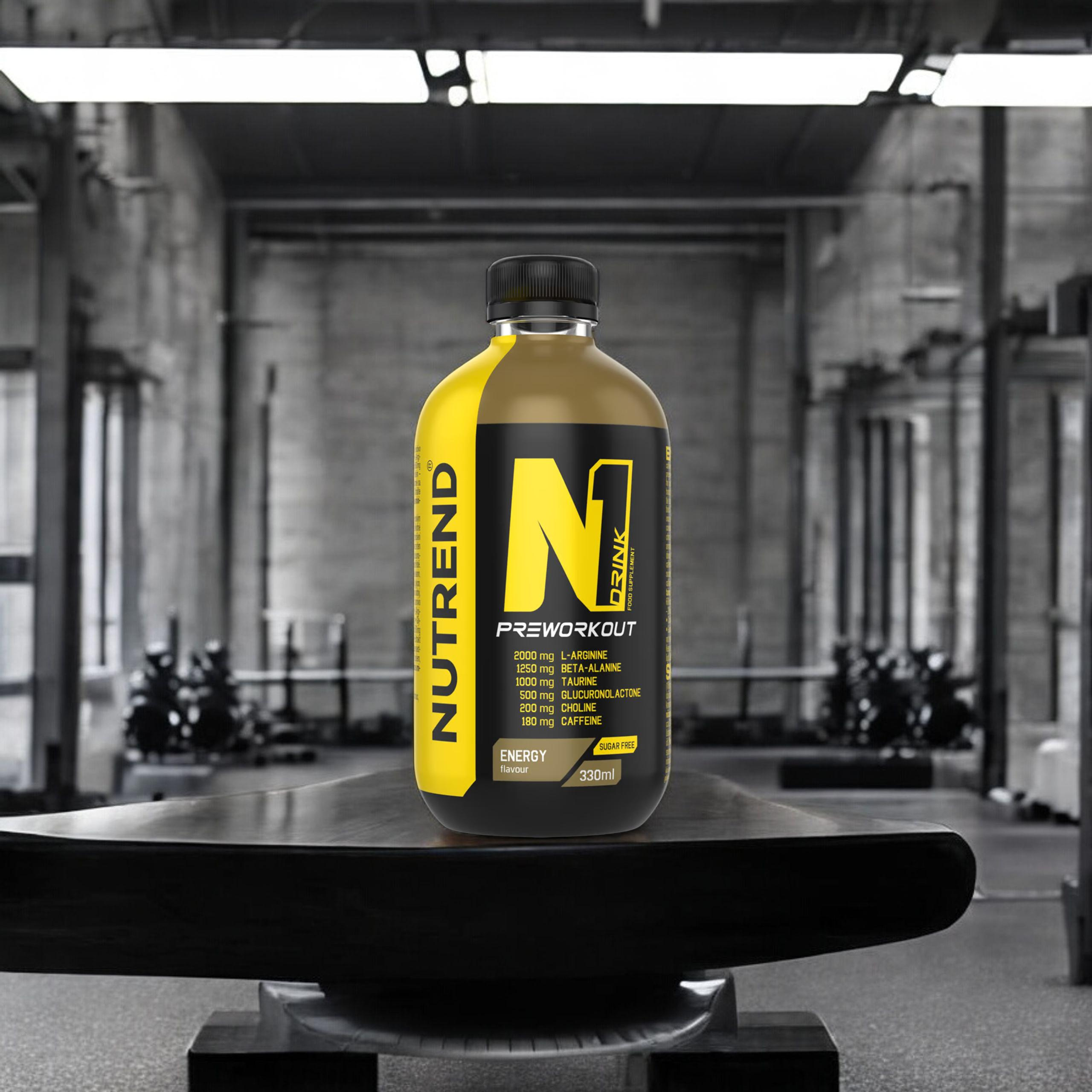 NUTREND N1 Drink PreWorkout - 330ml - WYPRZEDAŻ - 19-09