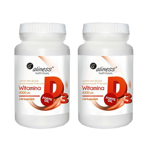 ALINESS Witamina D3 4000 j.m. - 2x 120caps