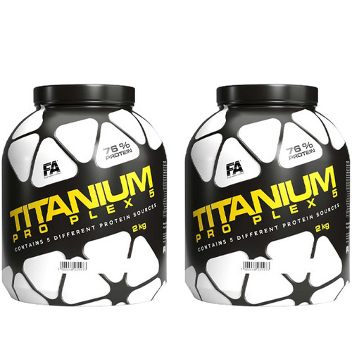 FITNESS AUTHORITY Titanium Pro Plex 5 - 2x 2000g