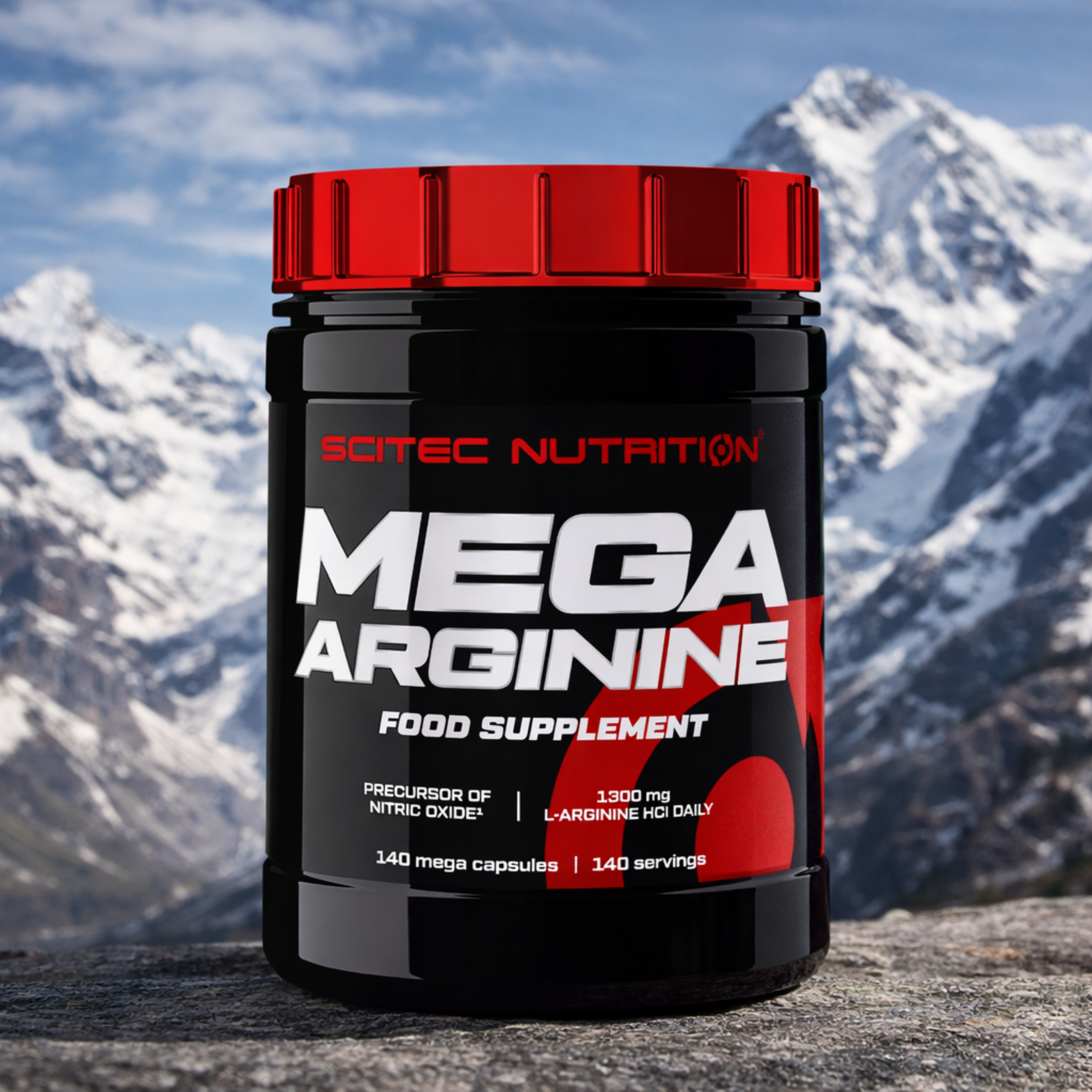 SCITEC Mega Arginine - 3x 140caps