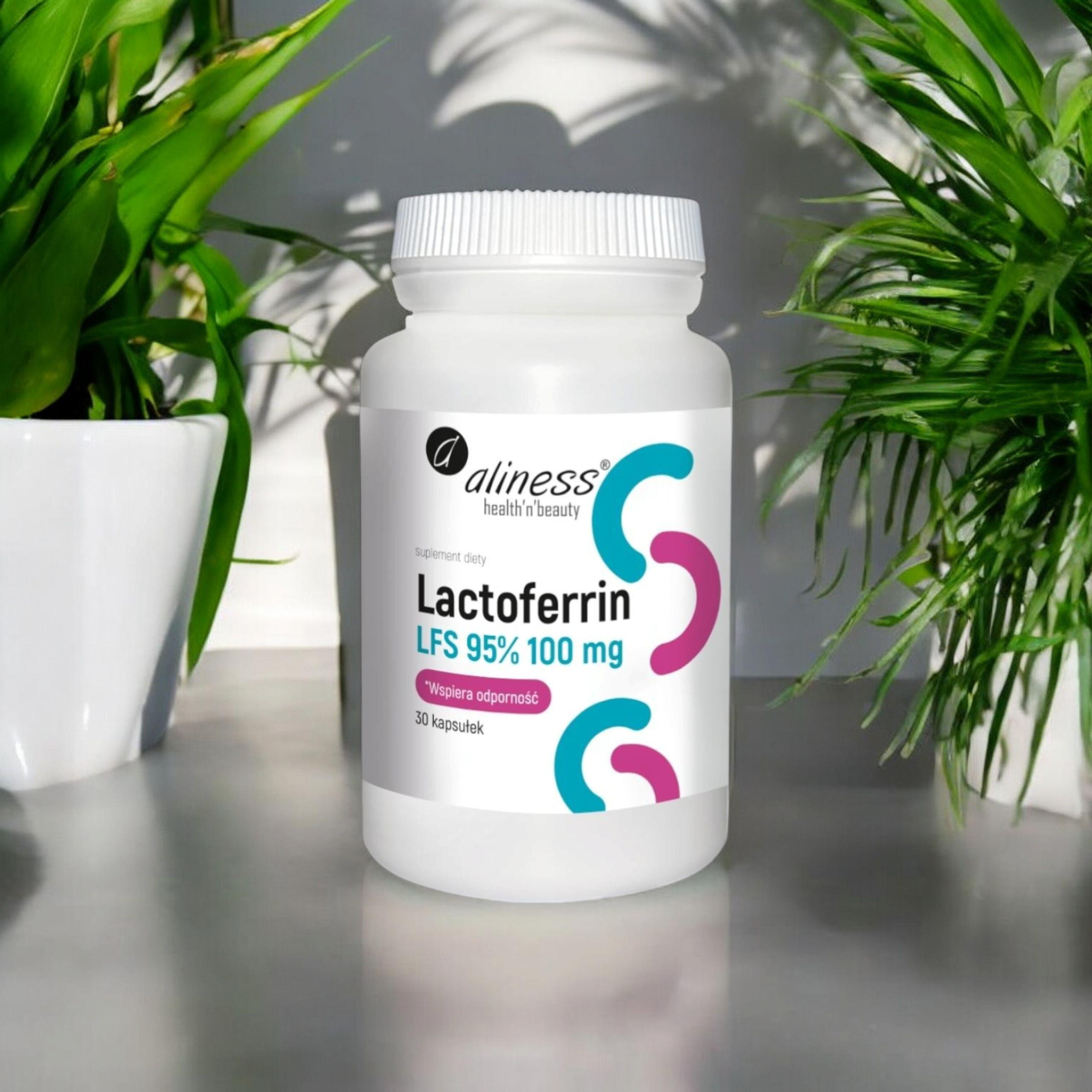 ALINESS - Lactoferrin LFS95% 100mg - 2x 30caps.