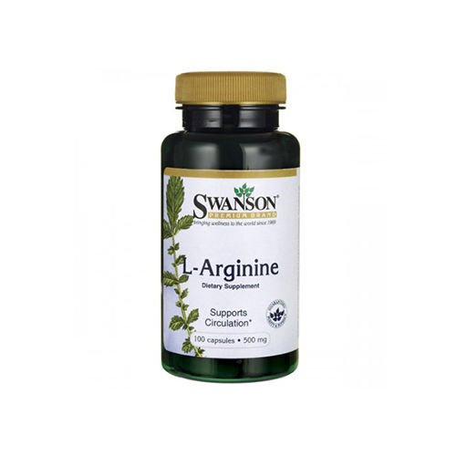 SWANSON L-Arginine 500mg - 2x 100caps