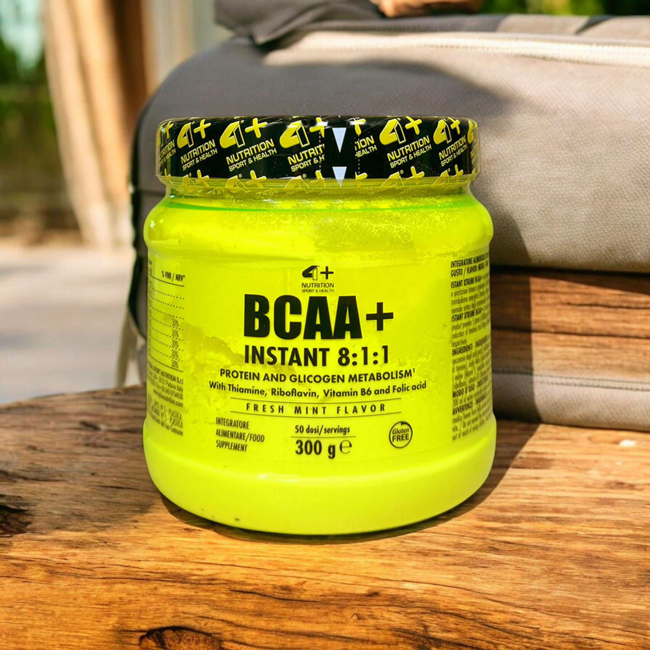 4+ NUTRITION - BCAA Instant Xtreme 8:1:1 - 2x 300g - Fresh Mint