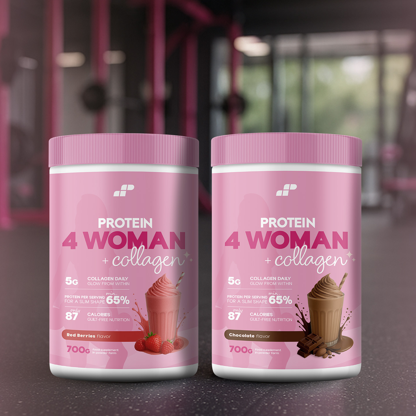 3x Protein 4 Woman + Collagen - 700g