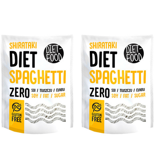 DIET FOOD Diet Spaghetti - 2x 200g - Makaron Konjac