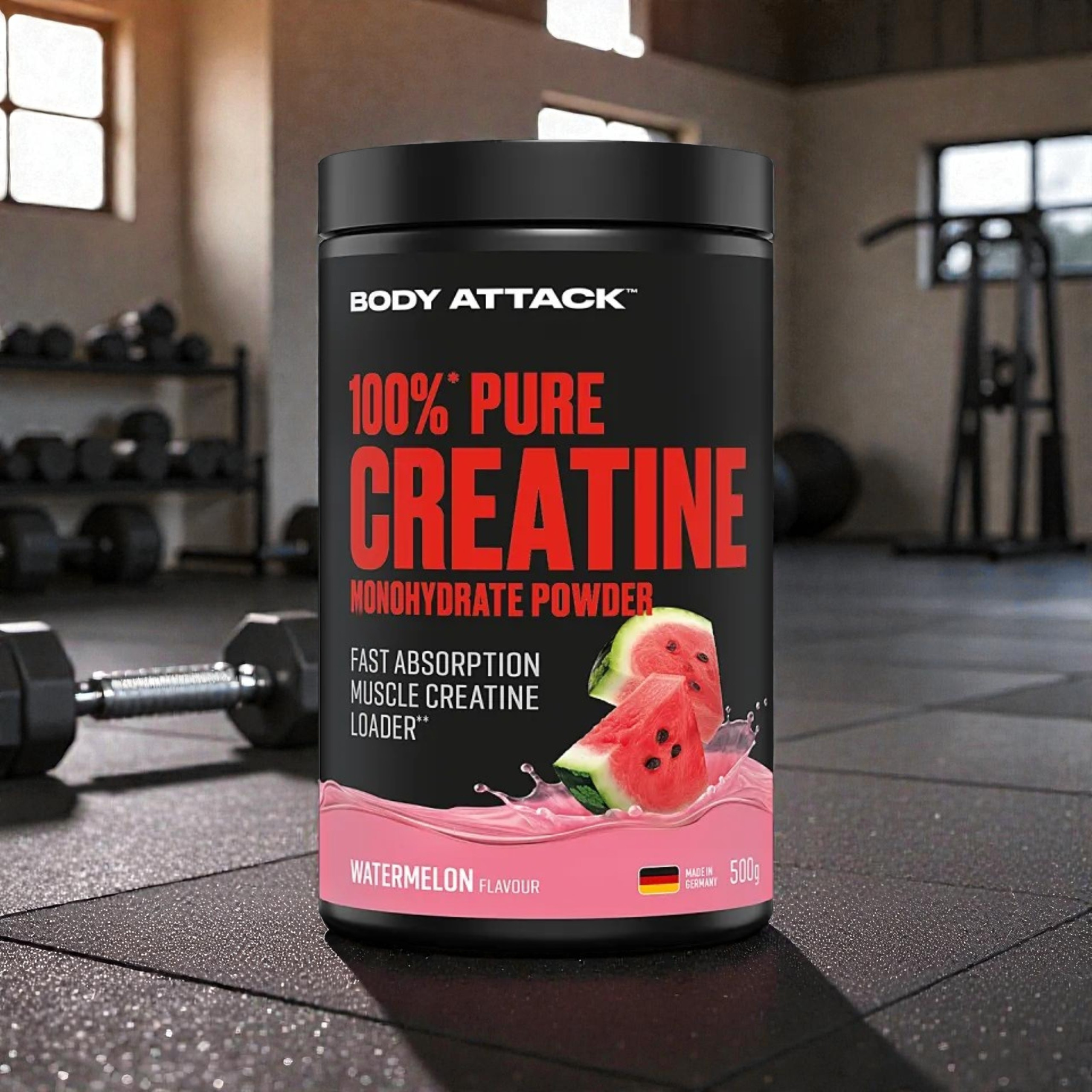 BODY ATTACK - 100% Pure Creatine - 2x 500g