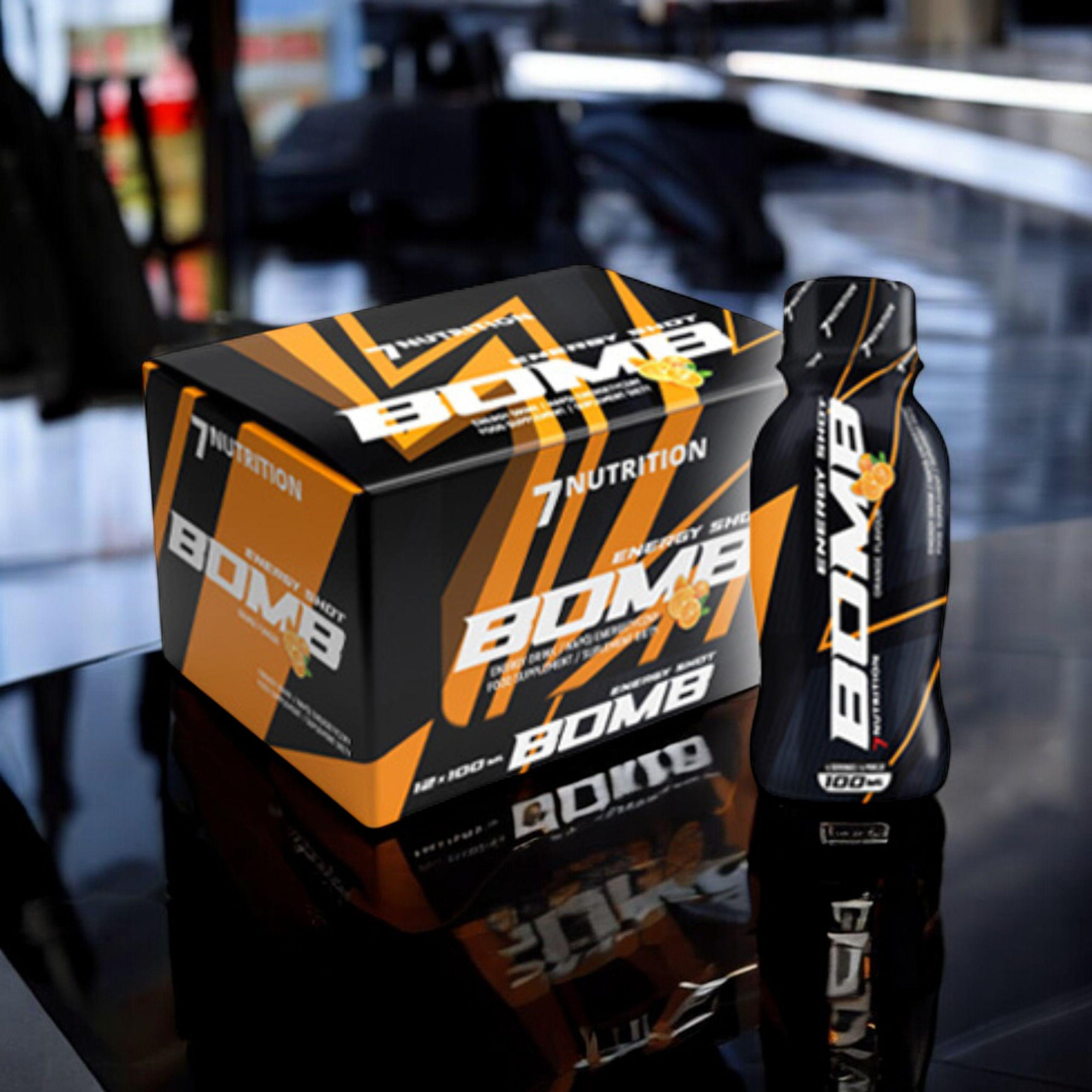 7 NUTRITION - Bomb Shot - 12x 3x 100ml - Orange 