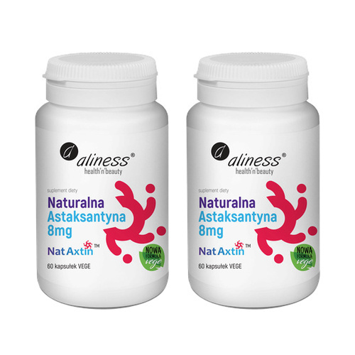 ALINESS - Naturalna Astaksantyna 8mg - 2x 60vcaps.