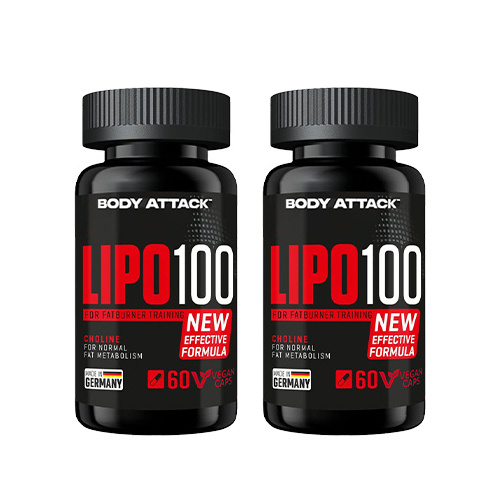 BODY ATTACK Lipo 100 - 2x 60vcaps