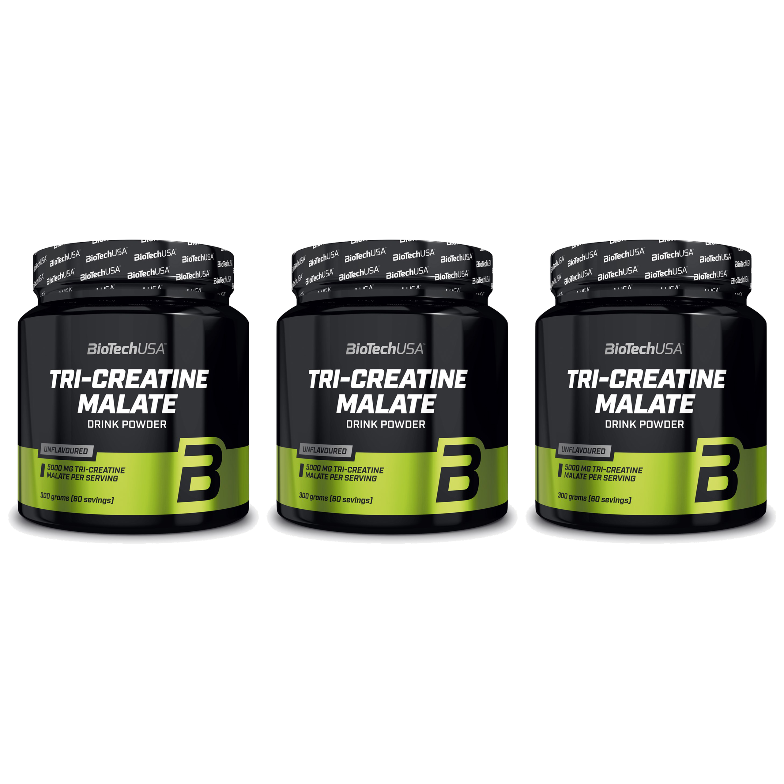 BioTech USA Tri-Creatine Malate - 3x 300g