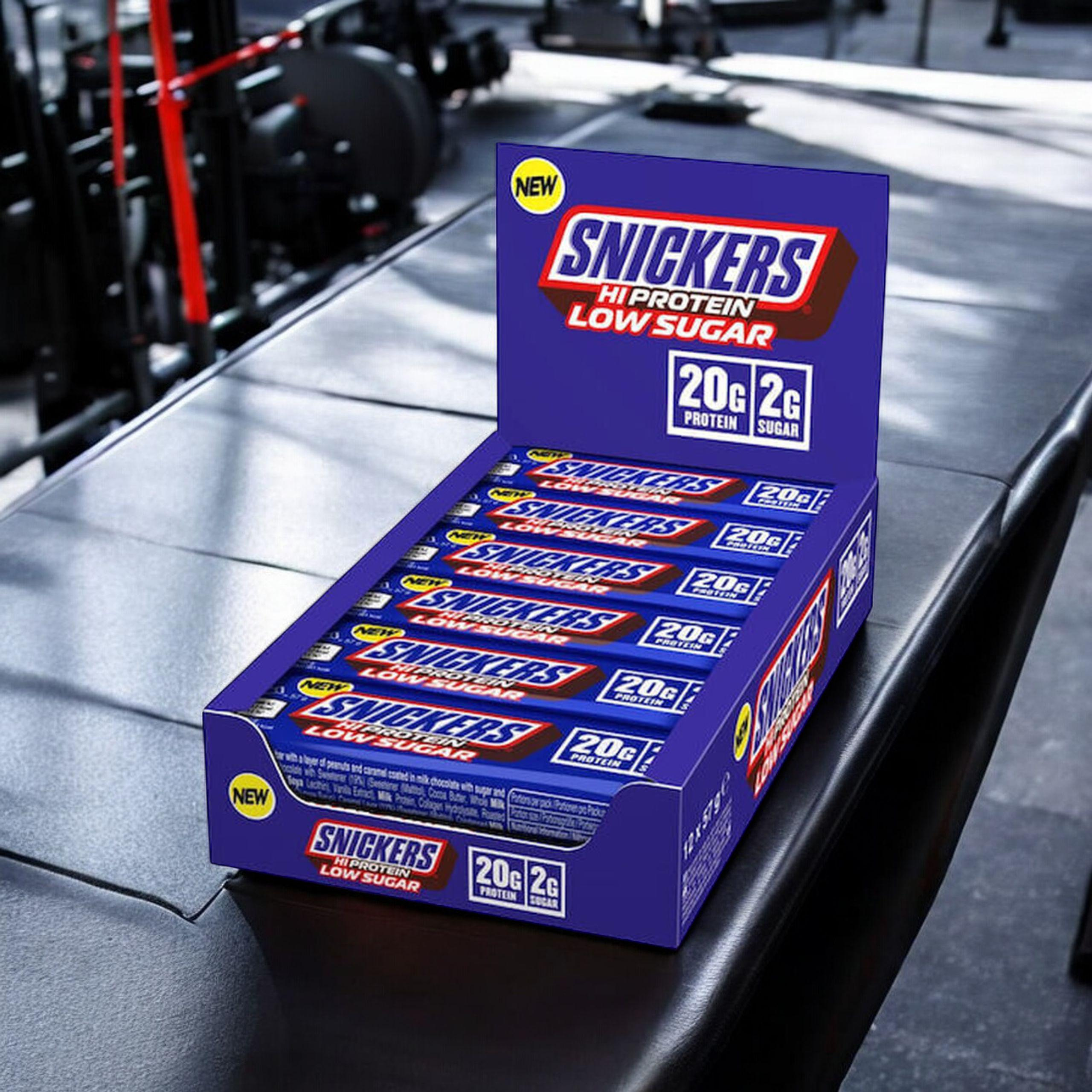 Mars - Baton Snickers HIProtein Low Sugar Bar - 2x 45g x12