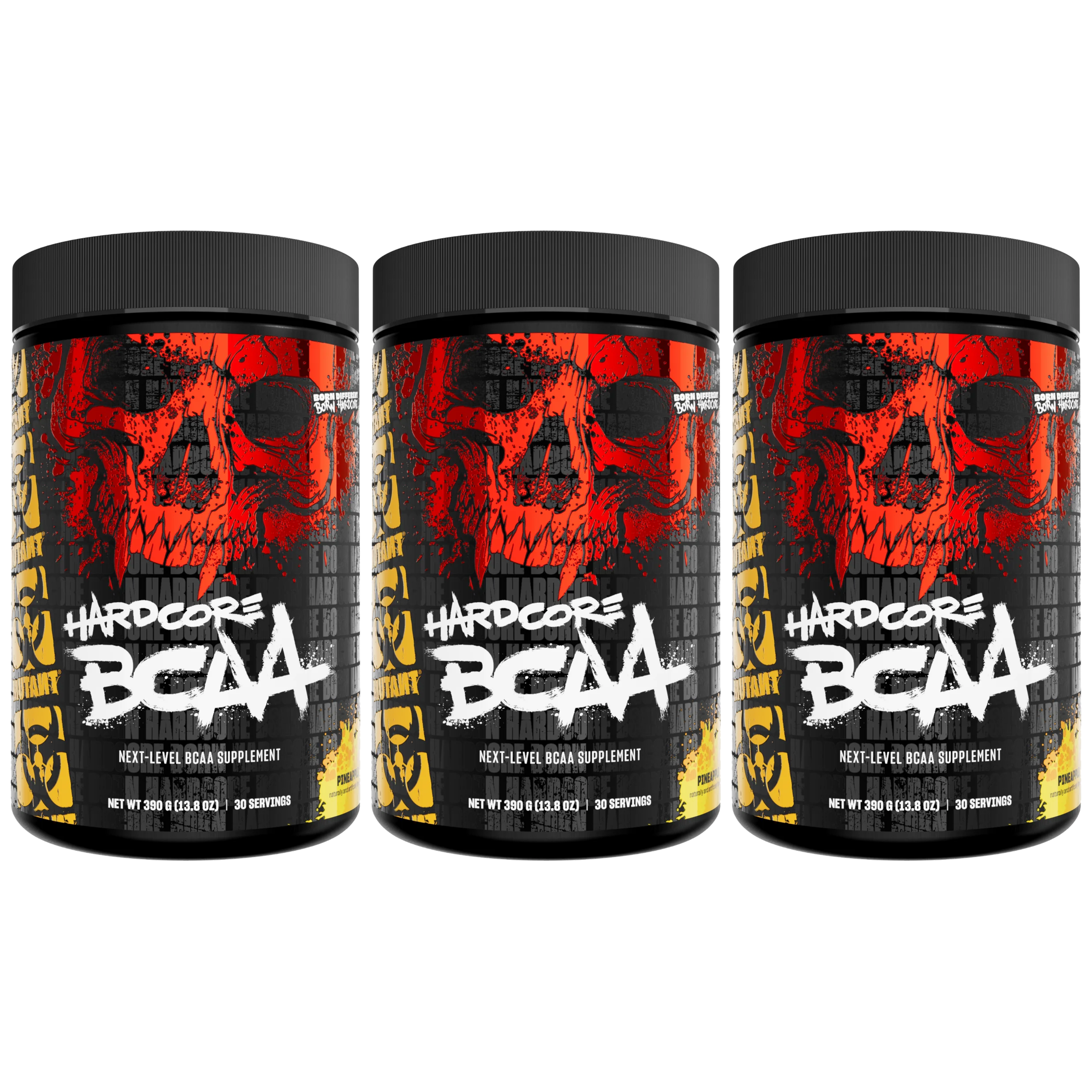 MUTANT - Hardcore BCAA - 3x 390g - Pineapple
