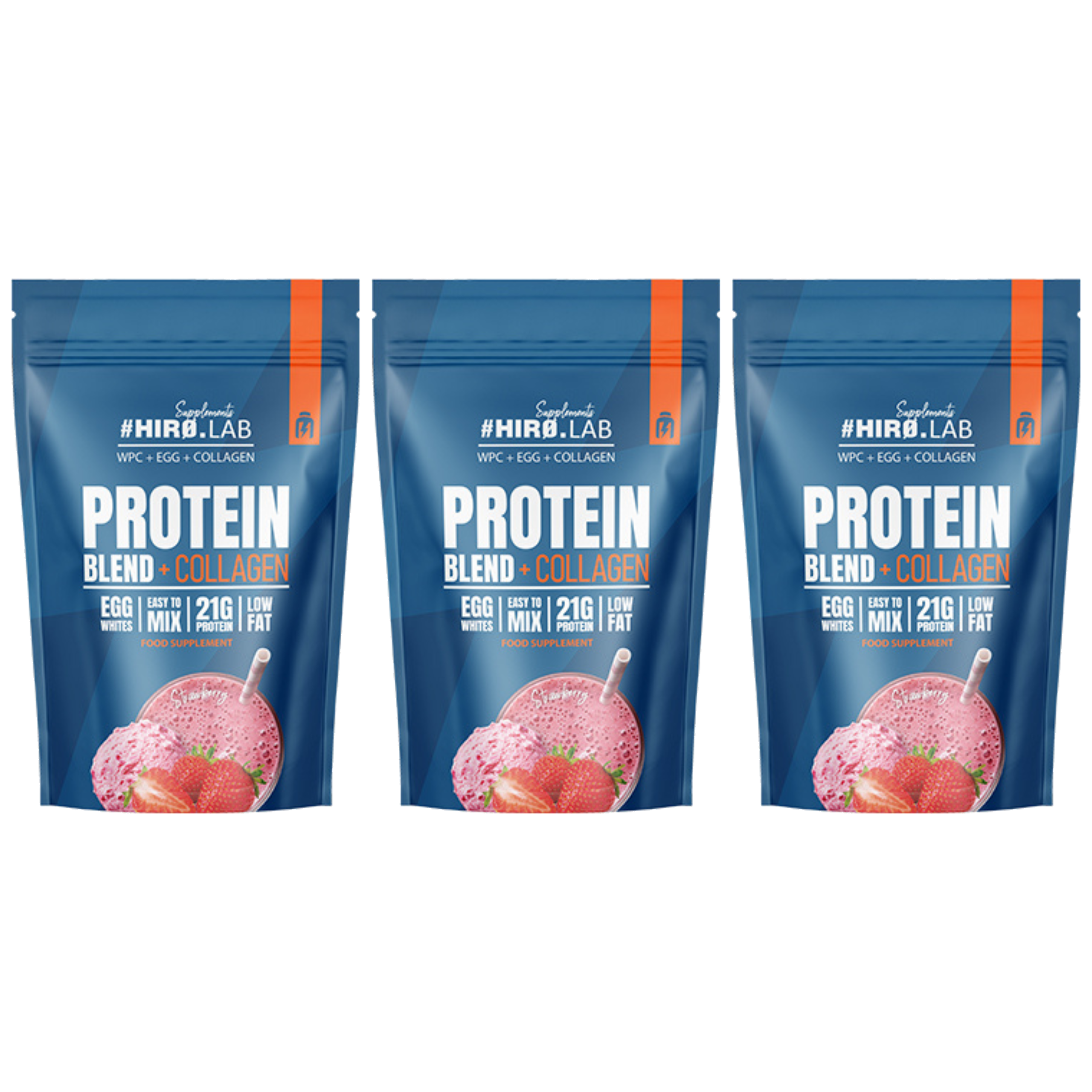 HIRO.LAB - Protein Blend + Collagen 3x 750g