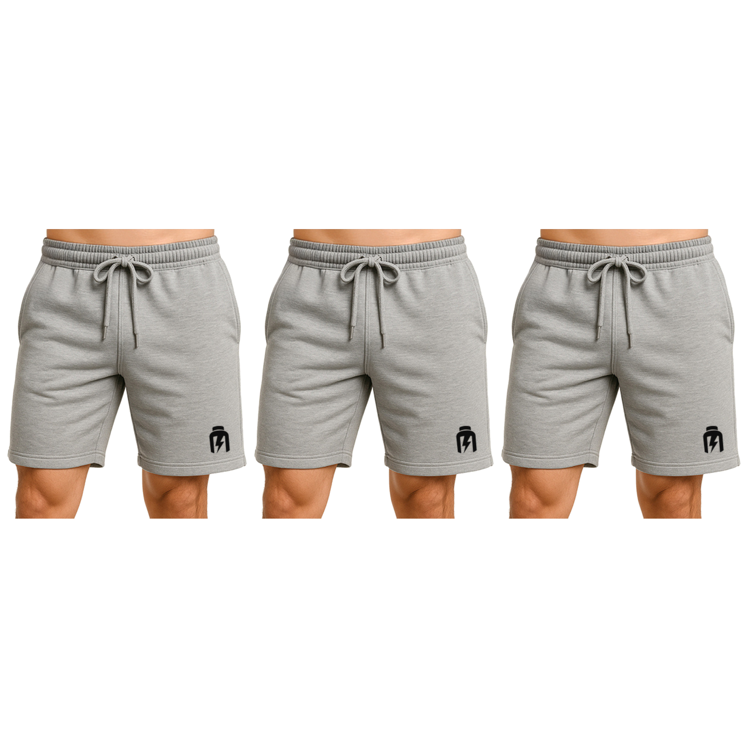 Hiro.Lab Light Grey Shorts — zestaw 3x