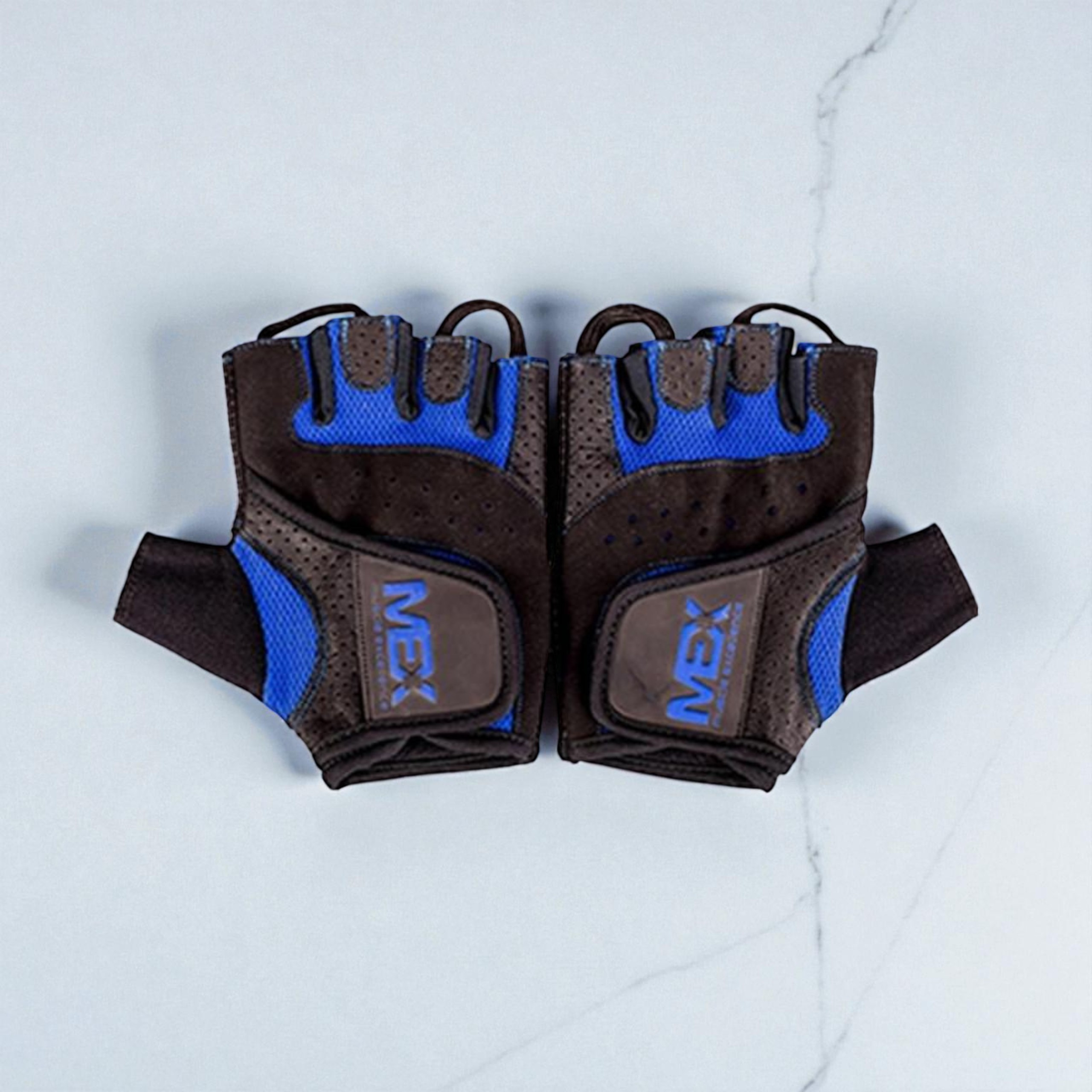 MEX SPORT - M-Fit Blue Gloves