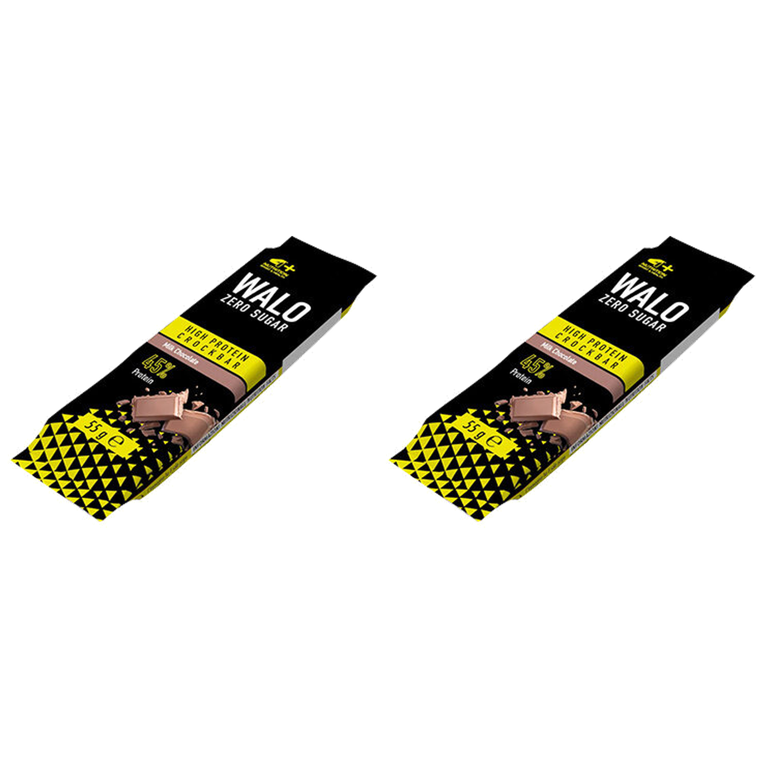 4+ NUTRITION Walo Zero Sugar High Protein CrockBar - 2x 55g
