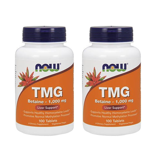 NOW TMG 1000mg - 2x 100tabs.