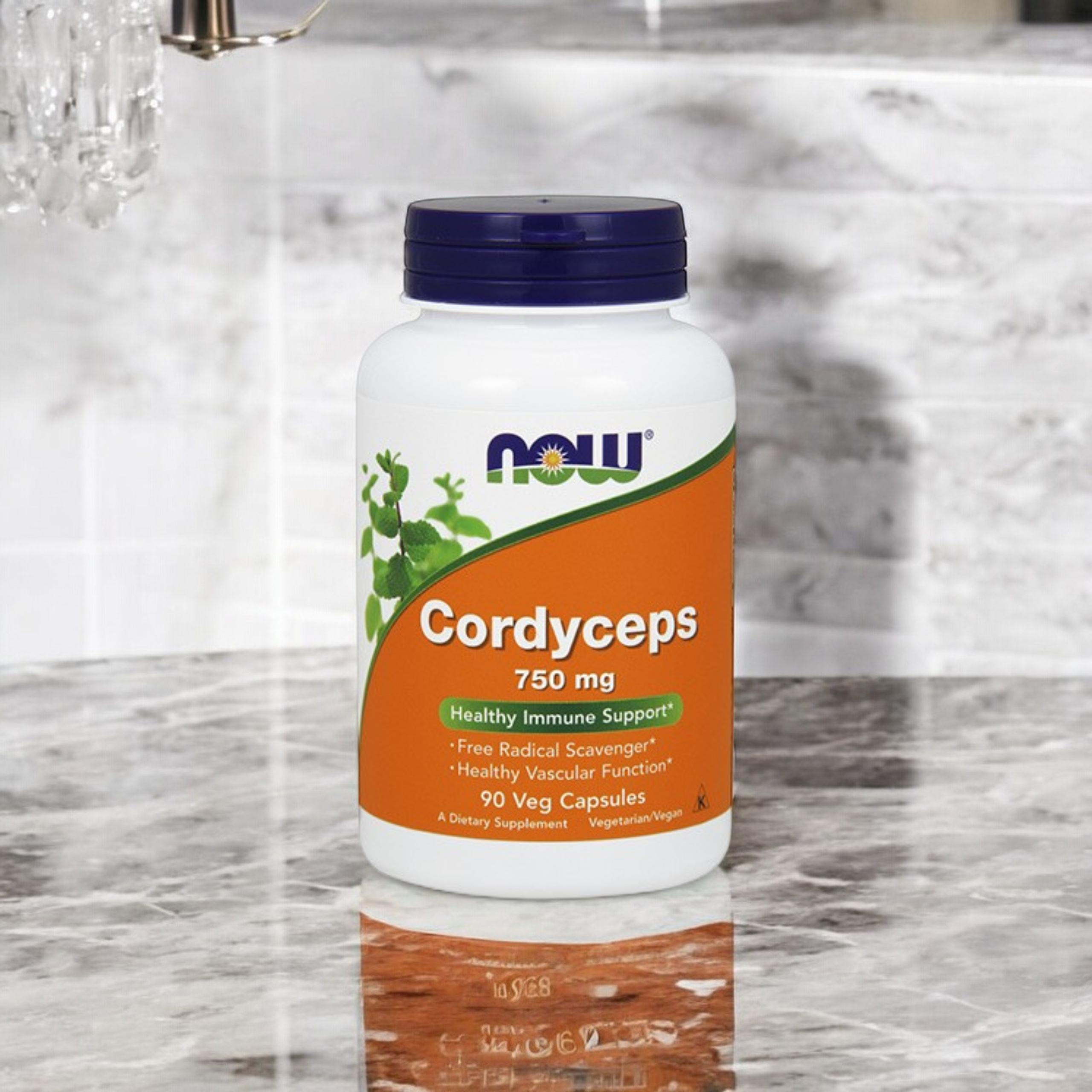 NOW Cordyceps 750mg - 2x 90vegcaps