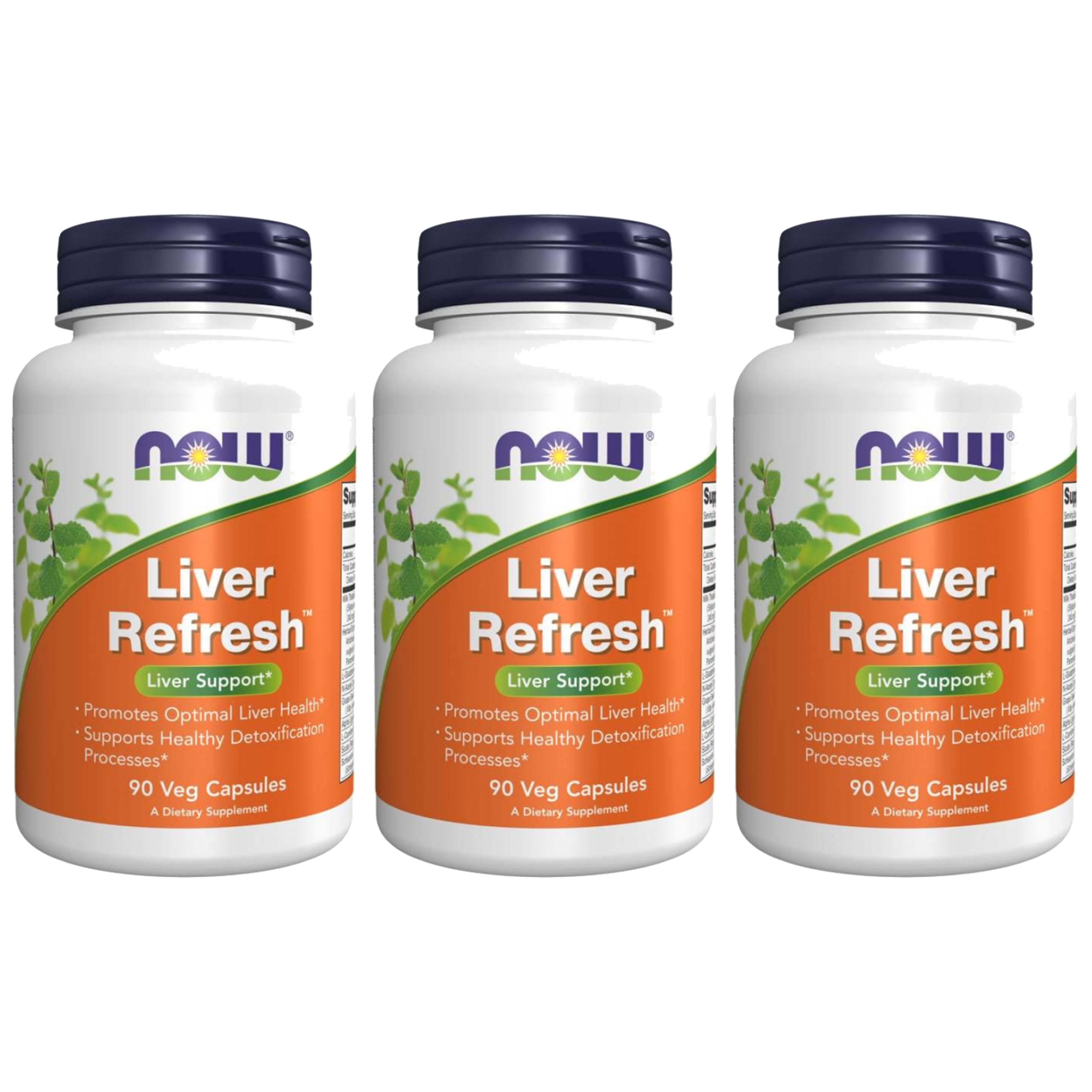 NOW Liver Refresh - 3x 90vcaps.