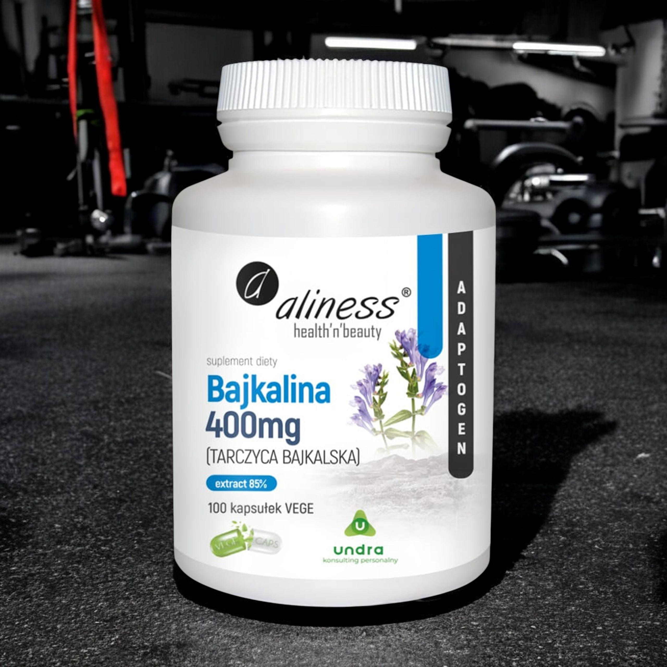 ALINESS Bajkalina 400 mg Tarczyca Bajkalska - 2x 100vcaps