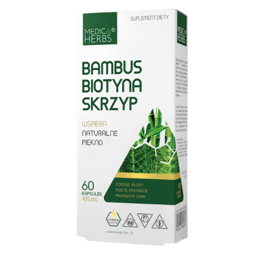 MEDICA HERBS - Bambus Biotyna Skrzyp - 2x 60caps.
