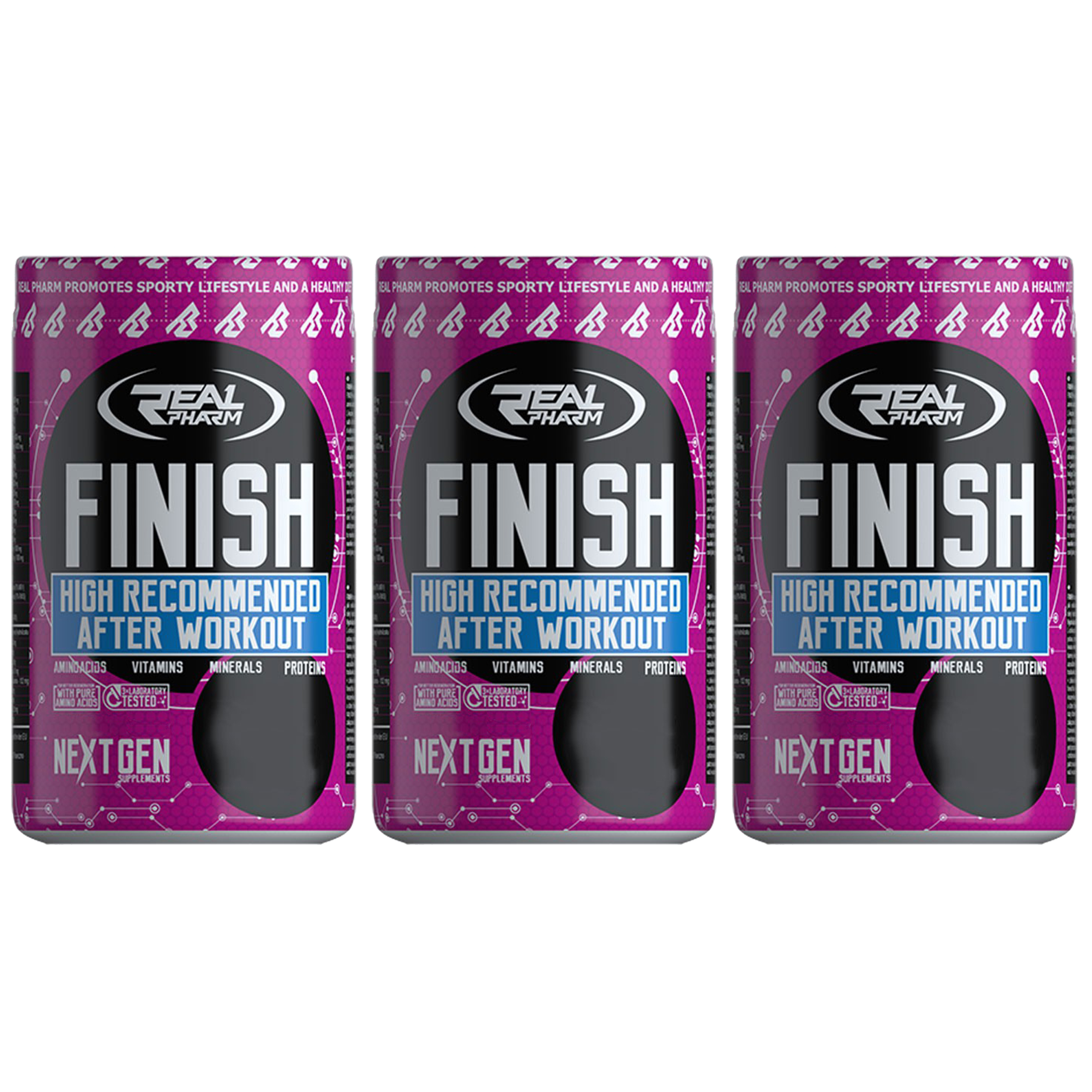 REAL PHARM Finish - 3x 500g