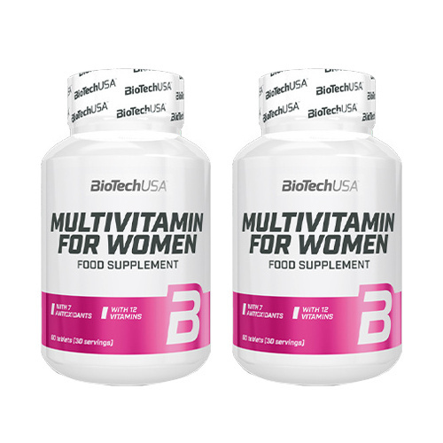 BioTech USA Multivitamin For Women - 2x 60tabs