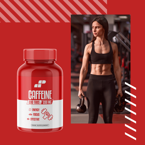 3x MP NUTRITION Caffeine 200mg - 200tabs