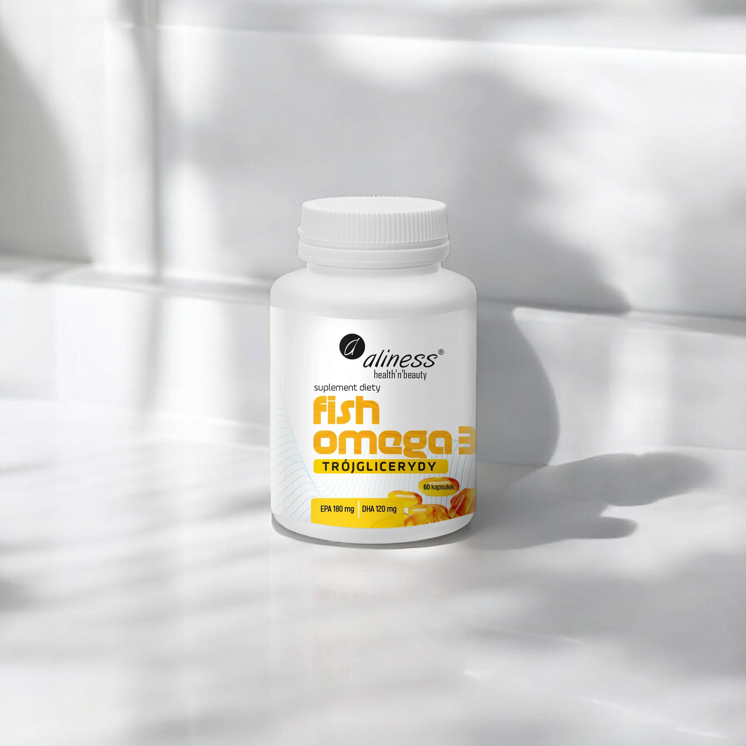 ALINESS - Omega 3 Trójglicerydy 180/120mg - 60caps.