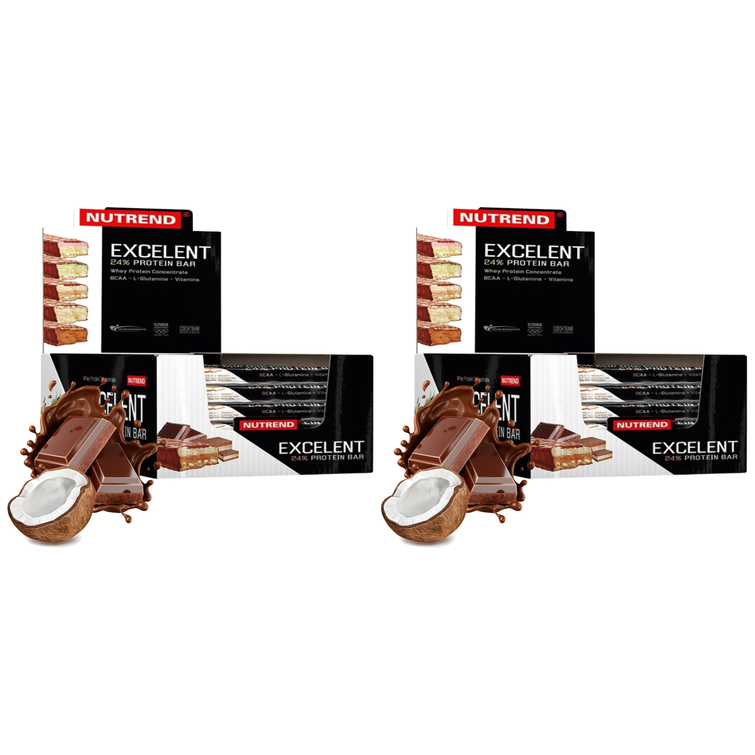 NUTREND - Excelent Protein Bar - 18x 2x 85g 