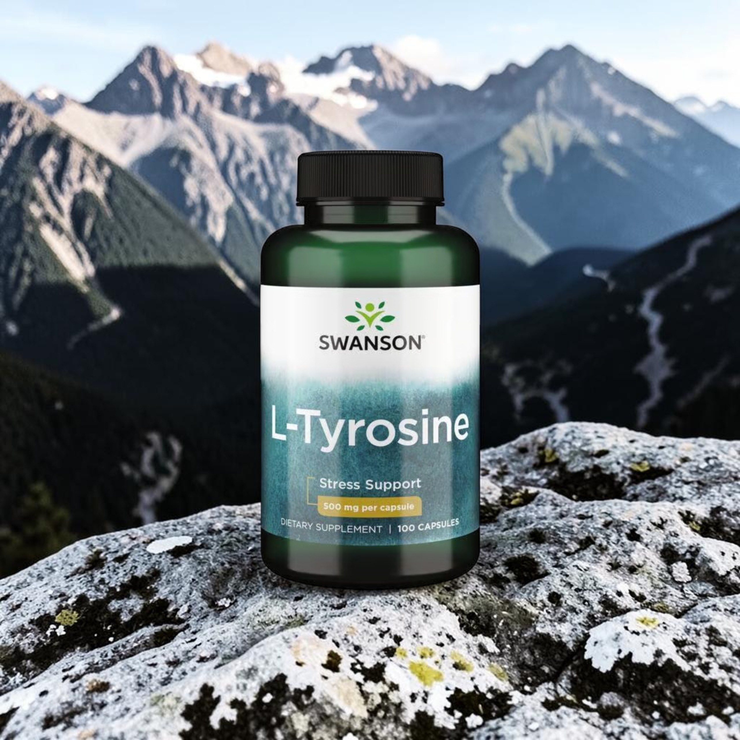 SWANSON L-Tyrosine 500mg - 2x 100caps