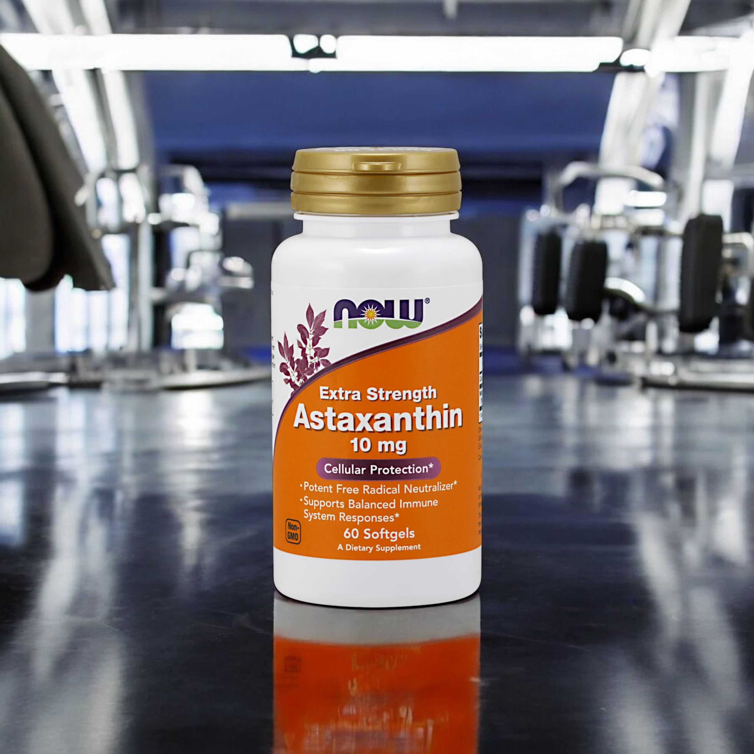 NOW Astaxanthin 10mg - 3x 60softgels (Extra Strength)