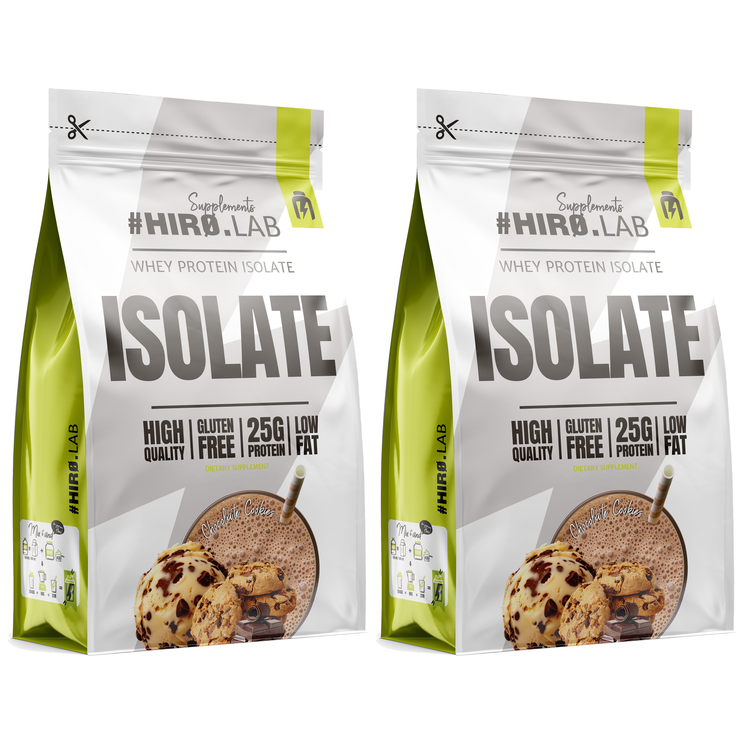 HIRO.LAB Whey Protein Isolate - 2x 700g
