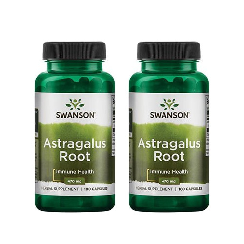 SWANSON Astragalus Root 470mg - 2x 100caps
