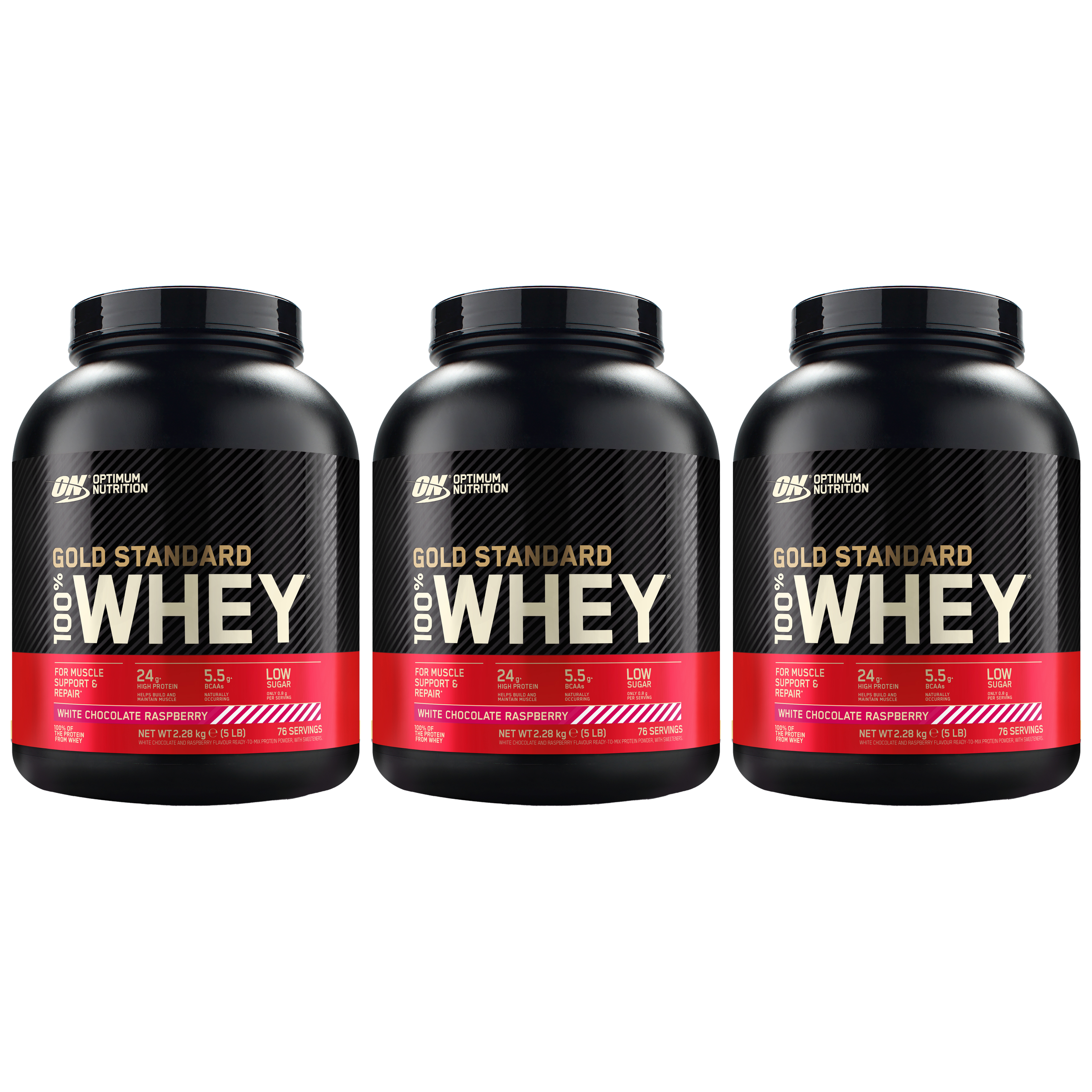 OPTIMUM NUTRITION Whey Gold Standard - 3x 2280g