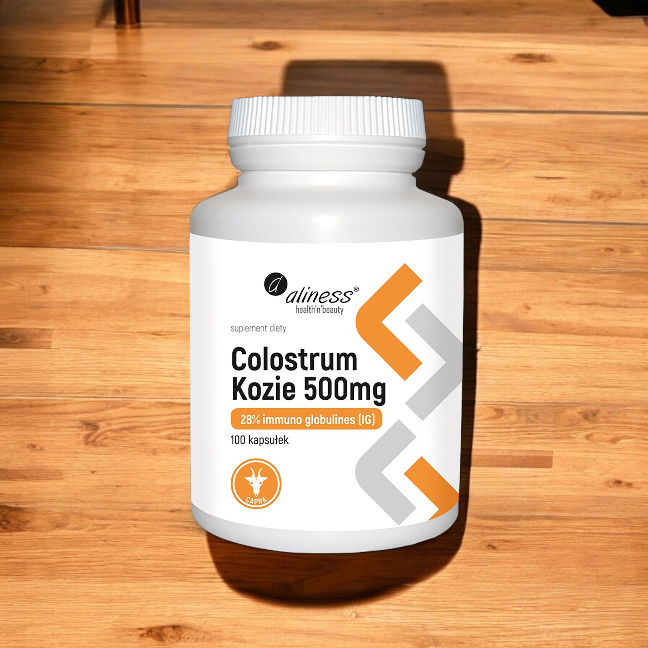Aliness Colostrum Kozie 500mg - 2x 100caps.