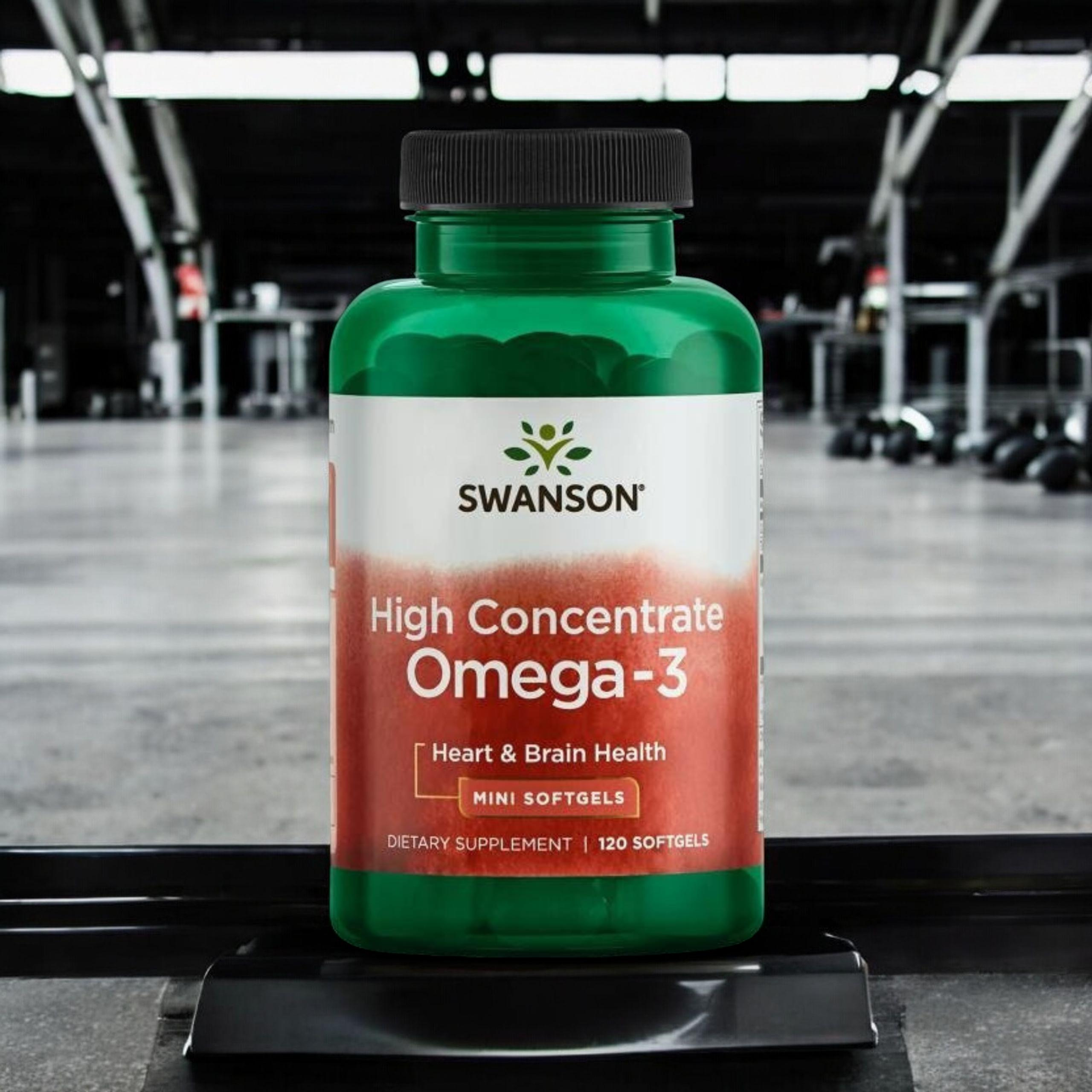 SWANSON Omega 3 High Concentrate - 2x 120softgels