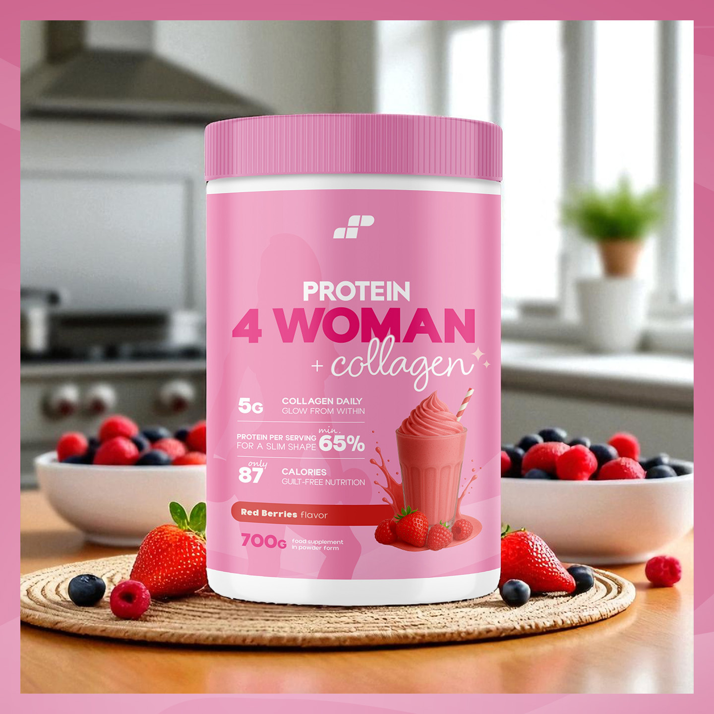 Protein 4 Woman + Collagen - 700g