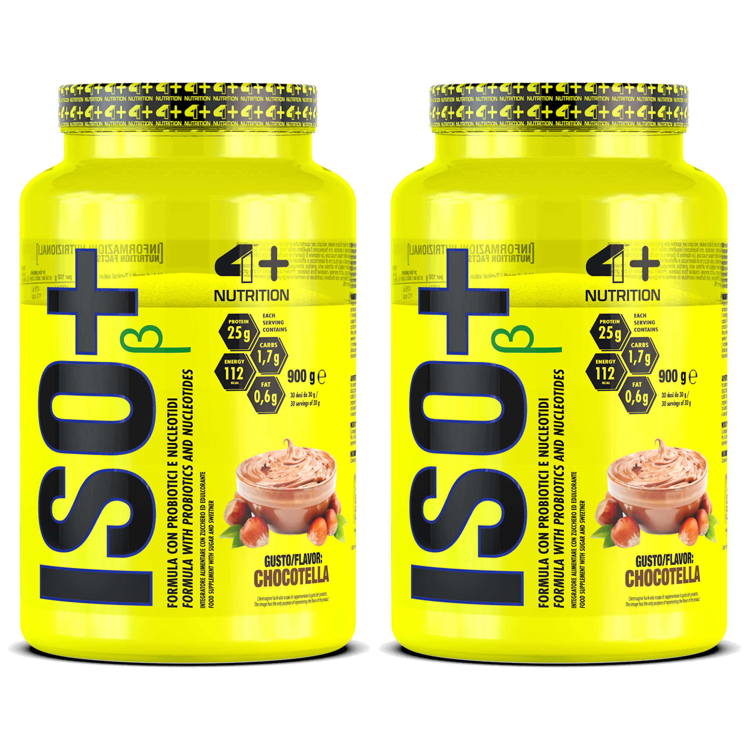 4+ NUTRITION Iso+ Probiotics - 2x 900g