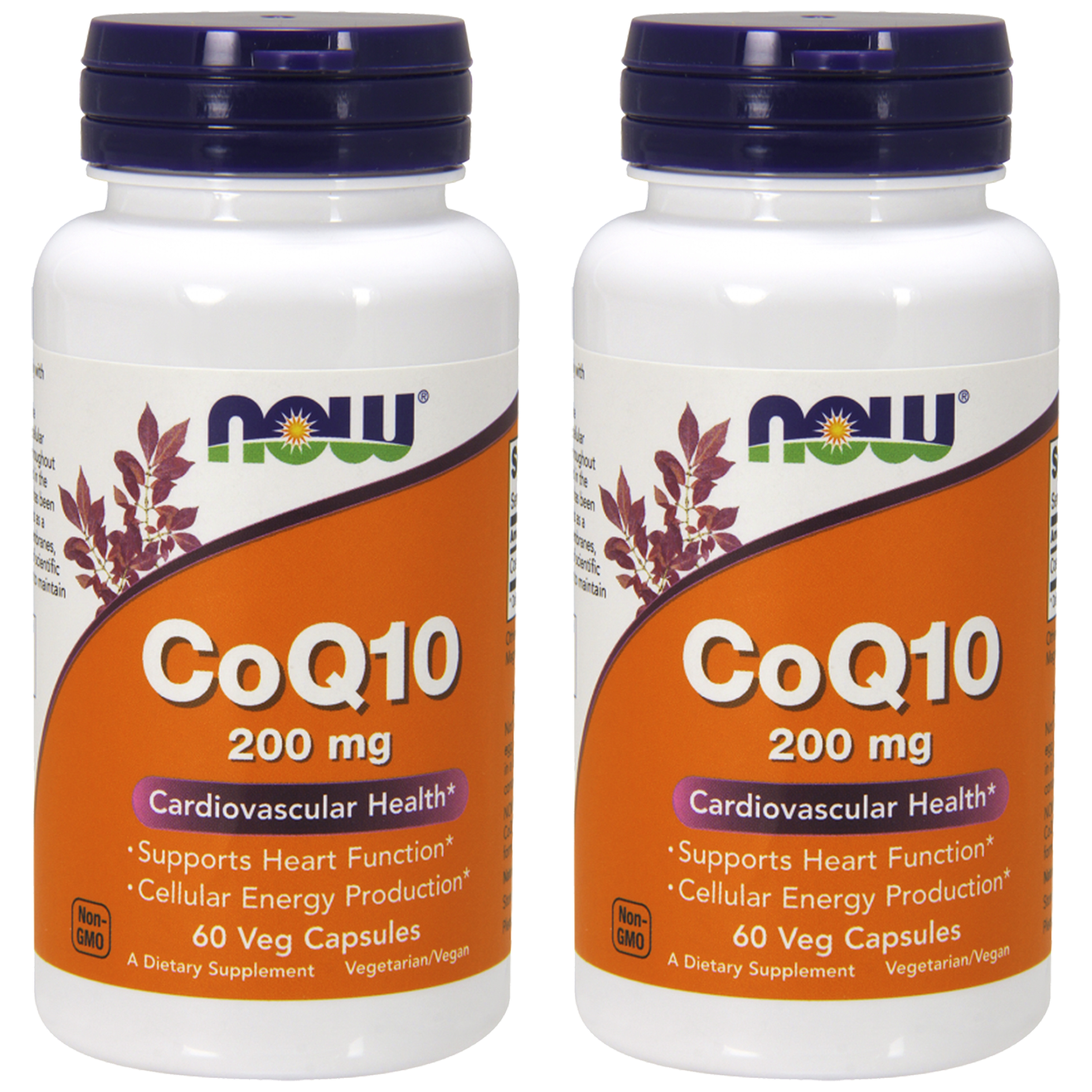 NOW CoQ10 ( Koenzym Q10 ) 200mg - 2x 60vegcaps