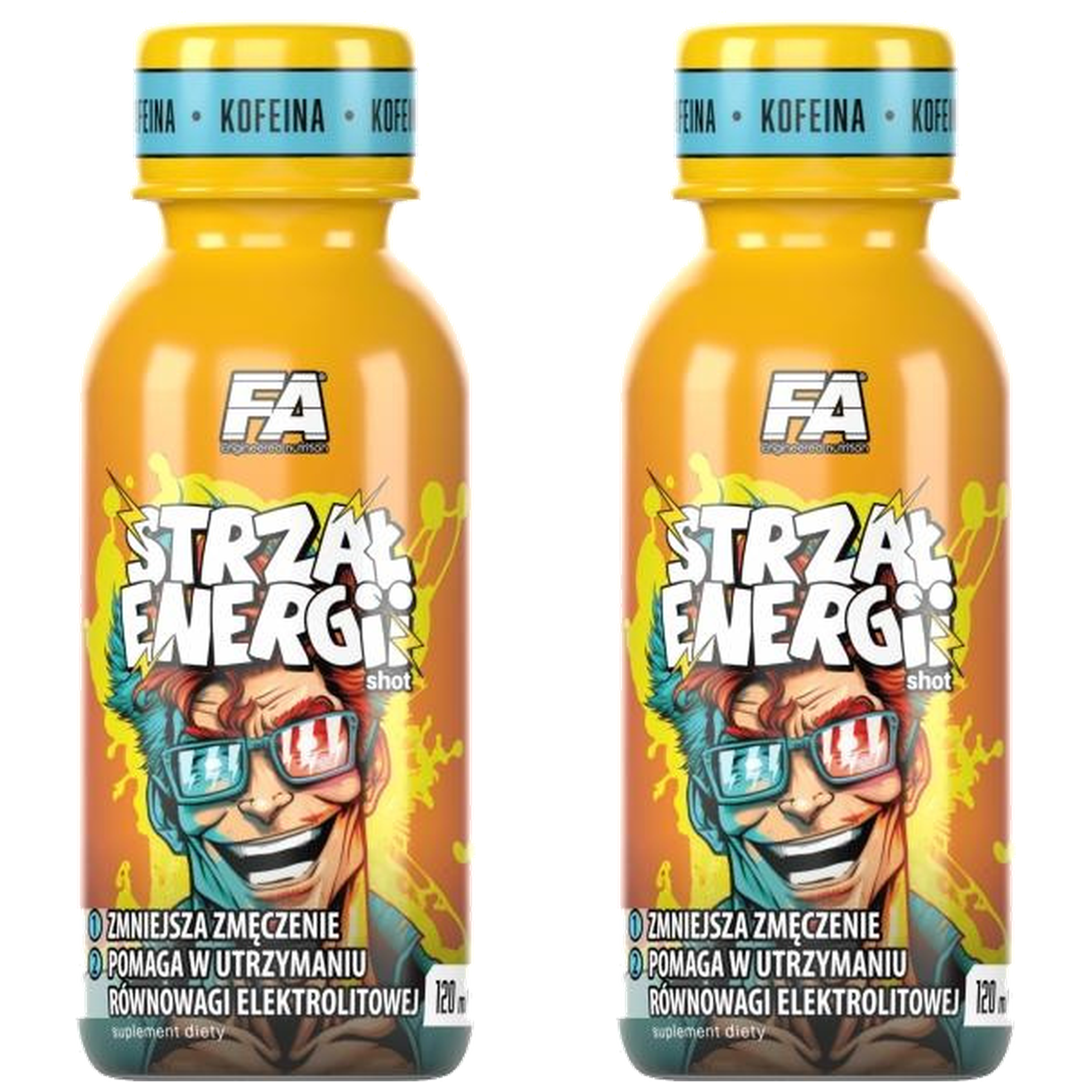 FITNESS AUTHORITY - Strzał Energii Shot - 2x 120ml - Grape Pear